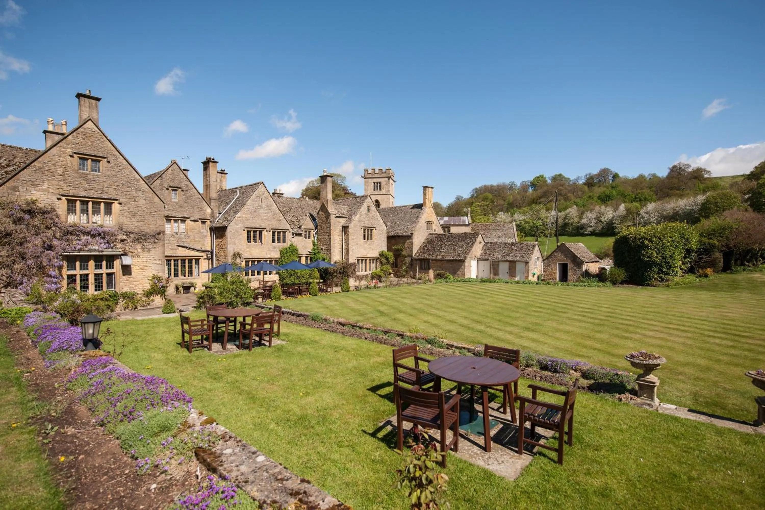 Garden in Buckland Manor - A Relais & Chateaux Hotel