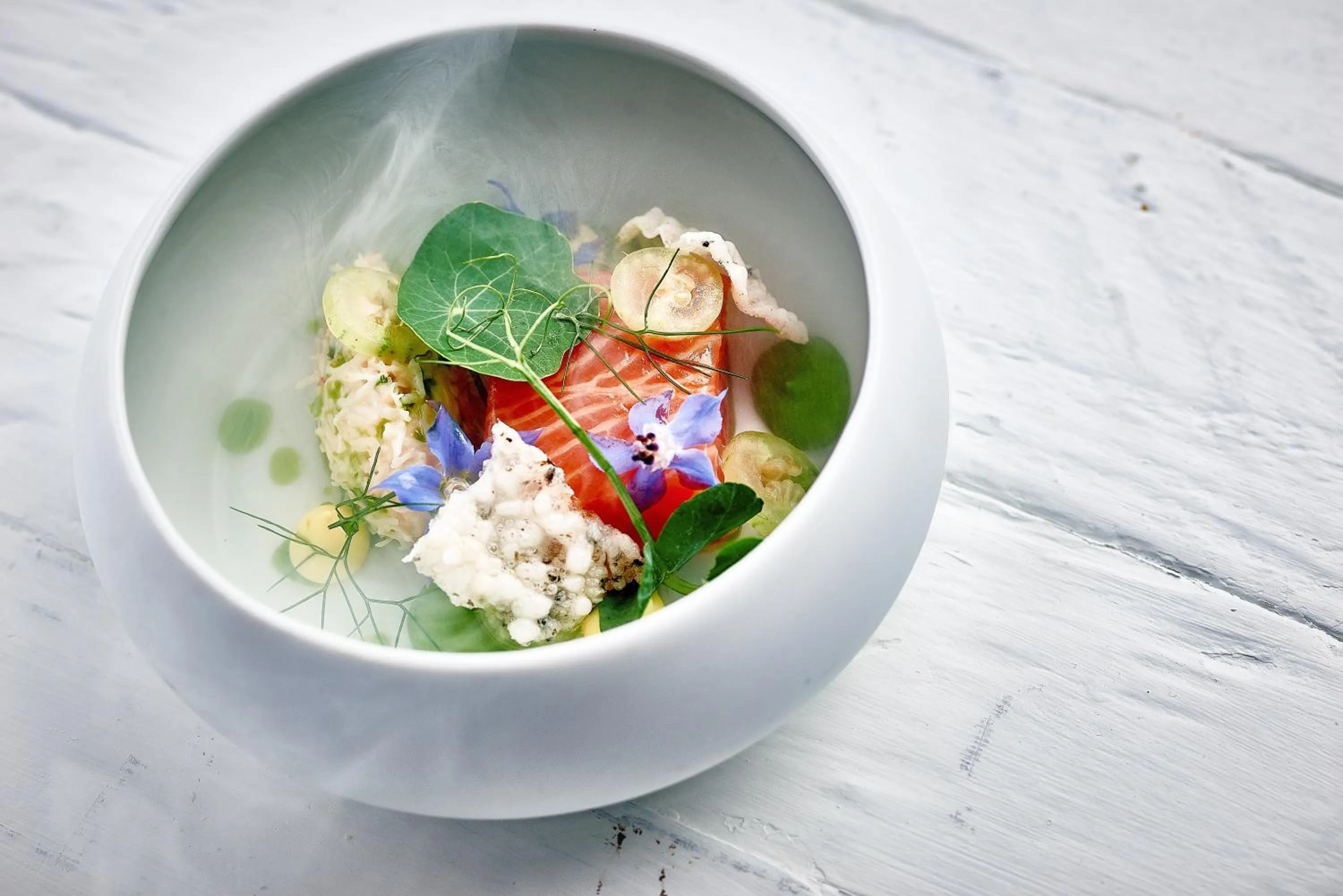 Food close-up in Buckland Manor - A Relais & Chateaux Hotel