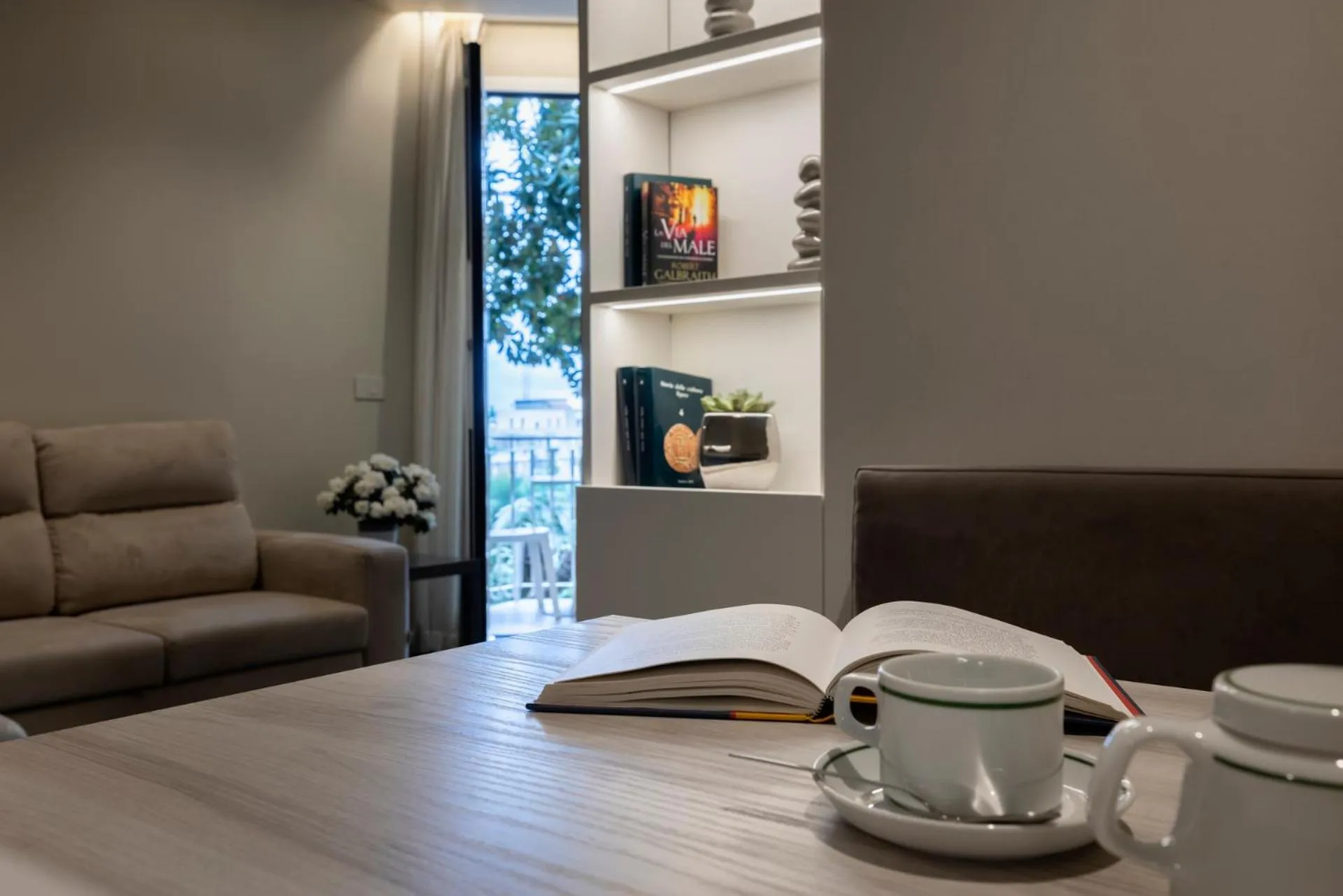 Seating area in Residence Oliveto