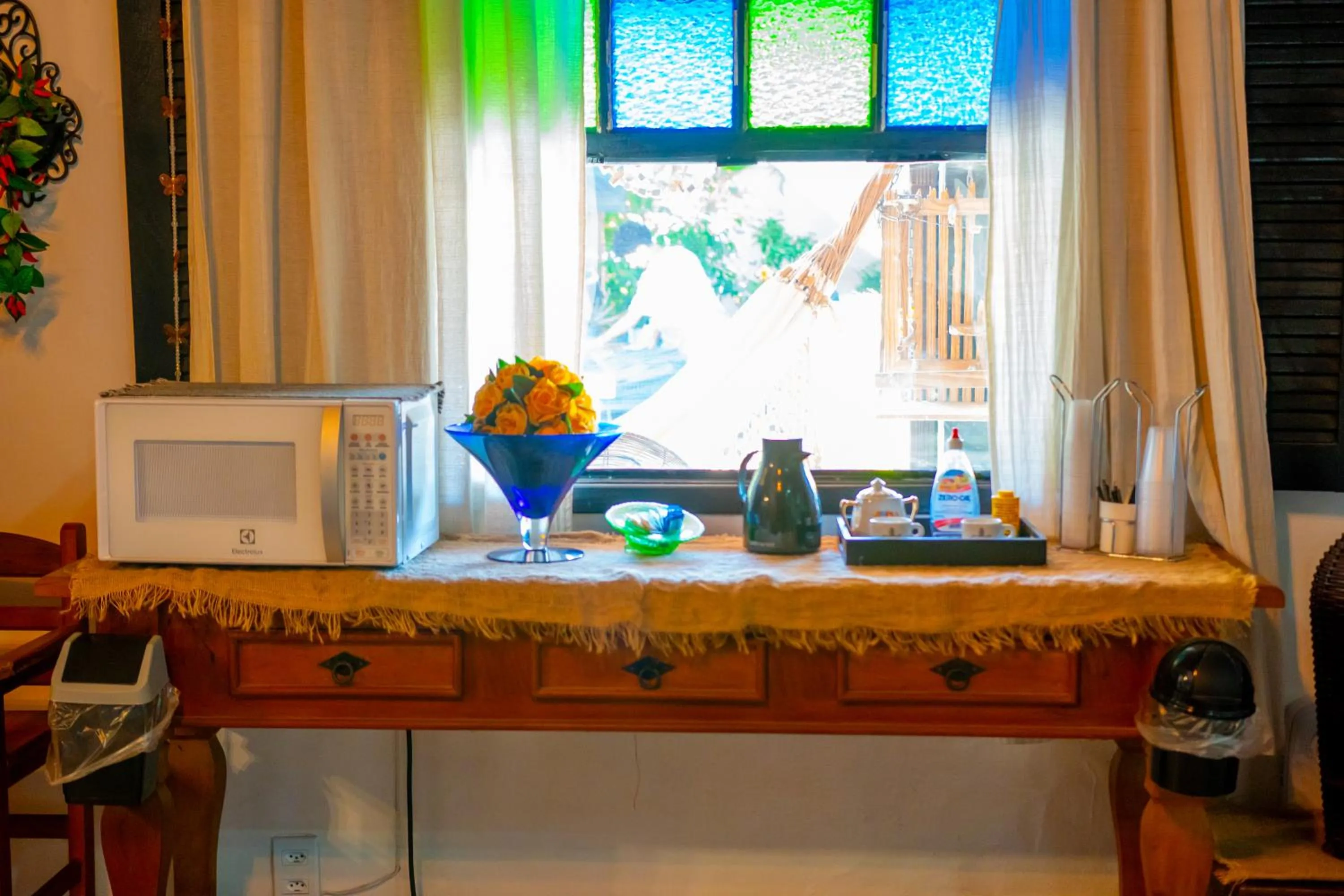 Coffee/tea facilities in Pousada do Bispo