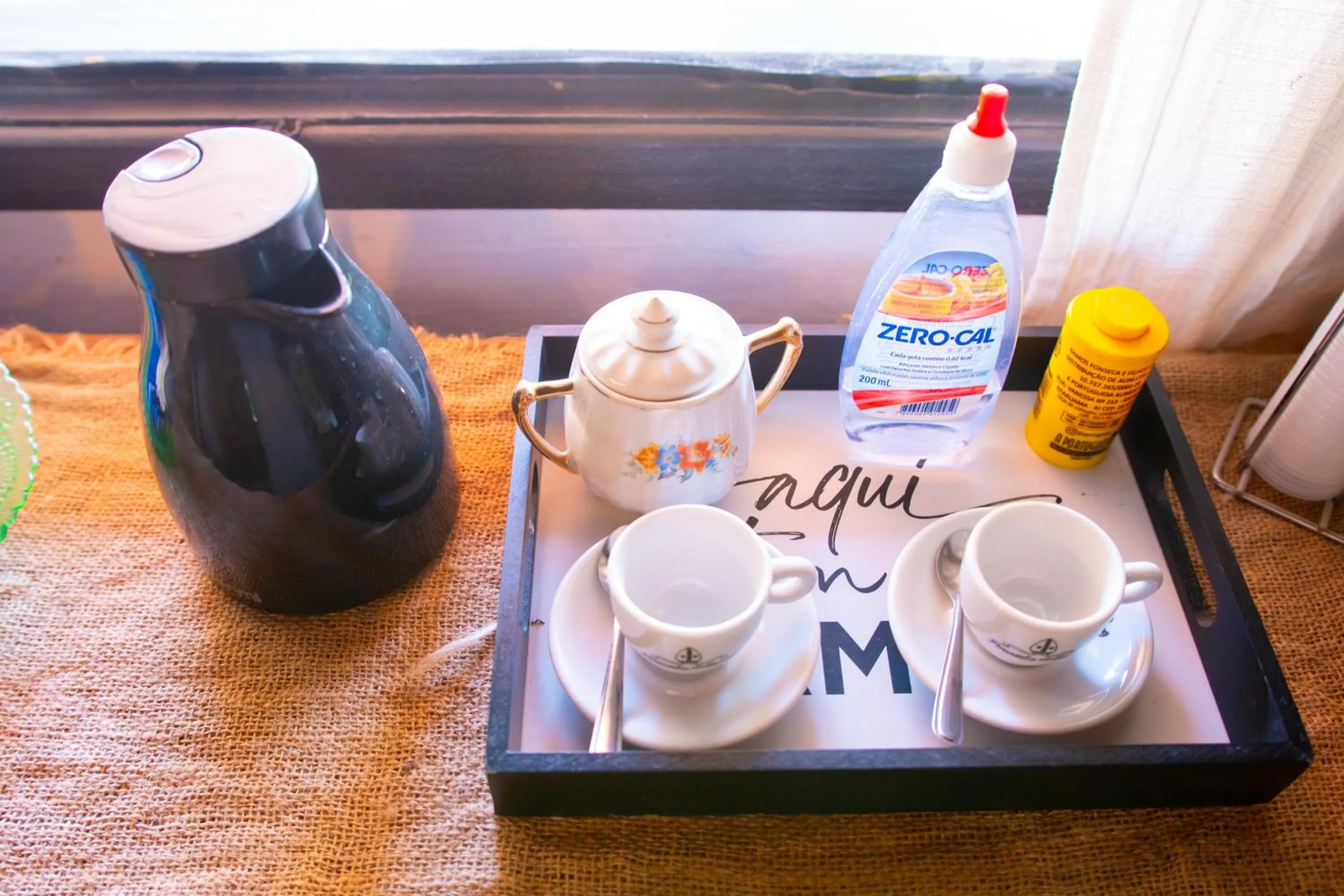 Coffee/tea facilities in Pousada do Bispo