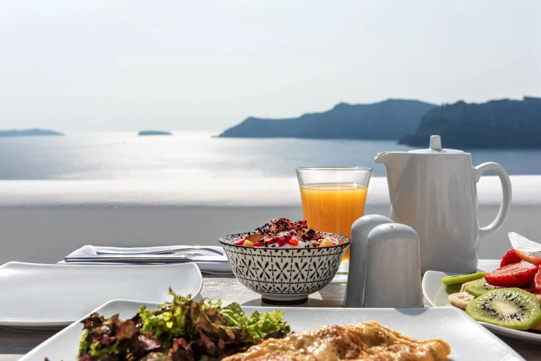 Breakfast in La Perla Villas and Suites - Adults Only