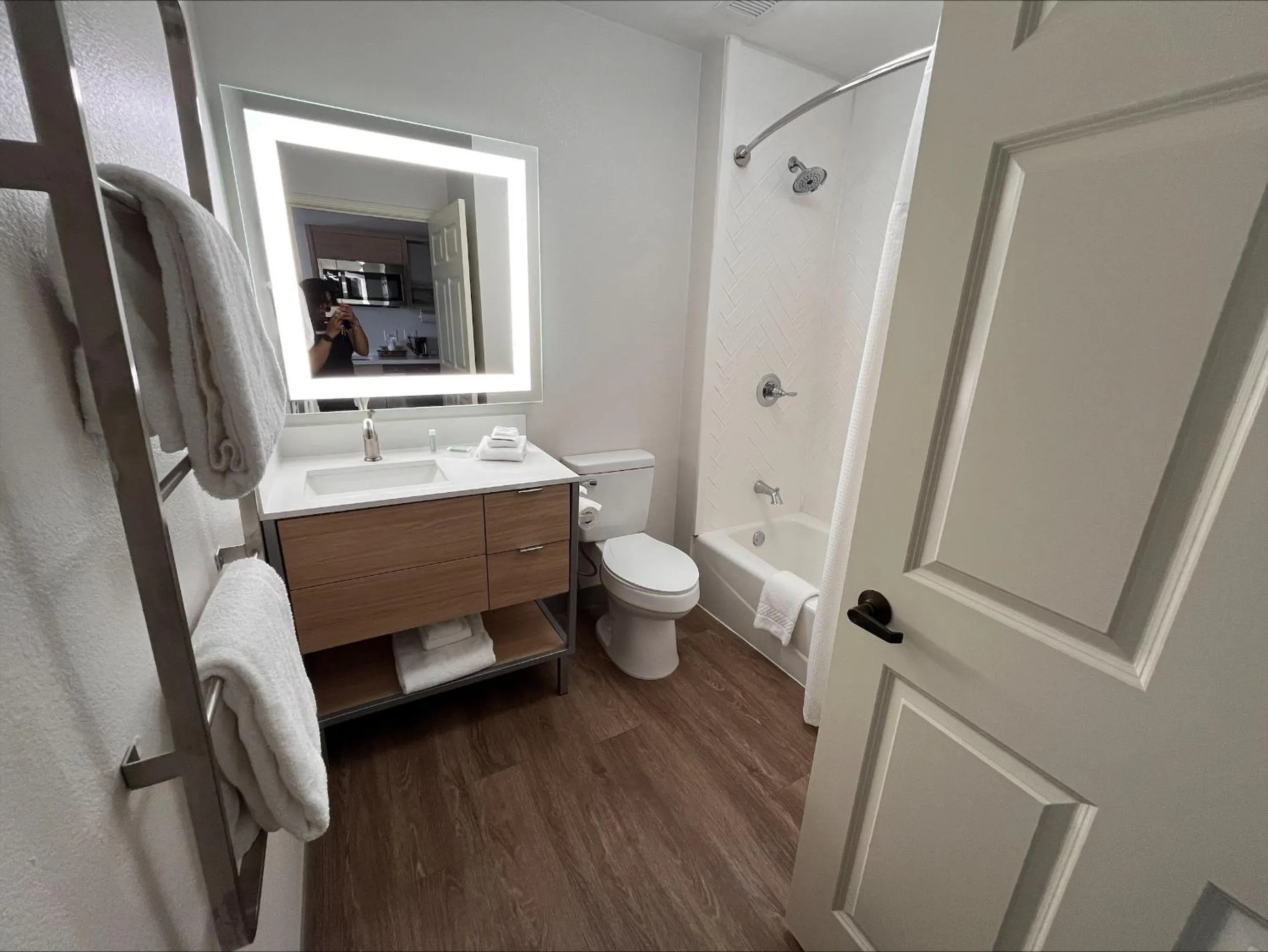 Shower in TownePlace Suites Lubbock