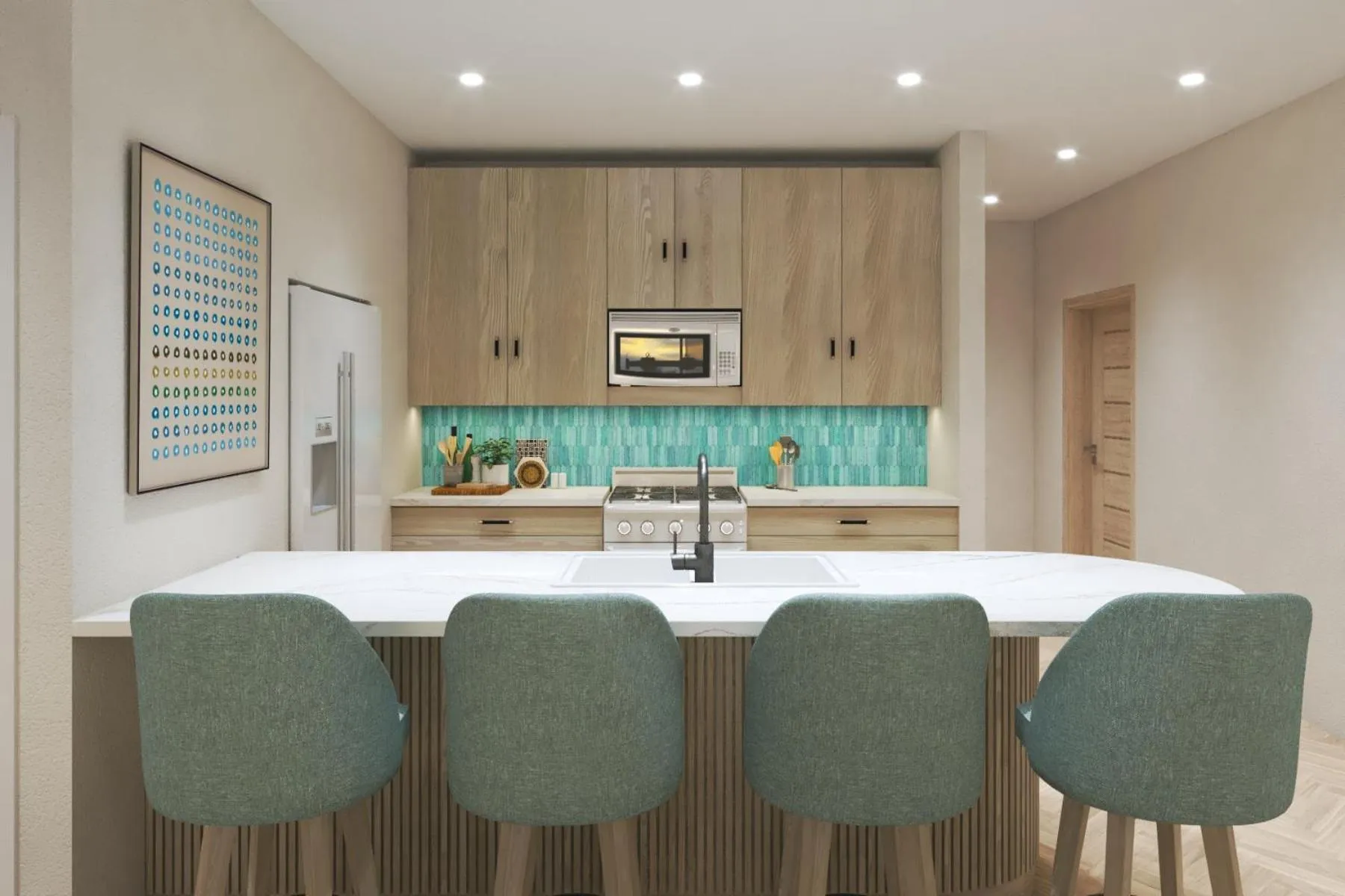 Kitchen or kitchenette in Bay Gardens Beach Resort & Spa