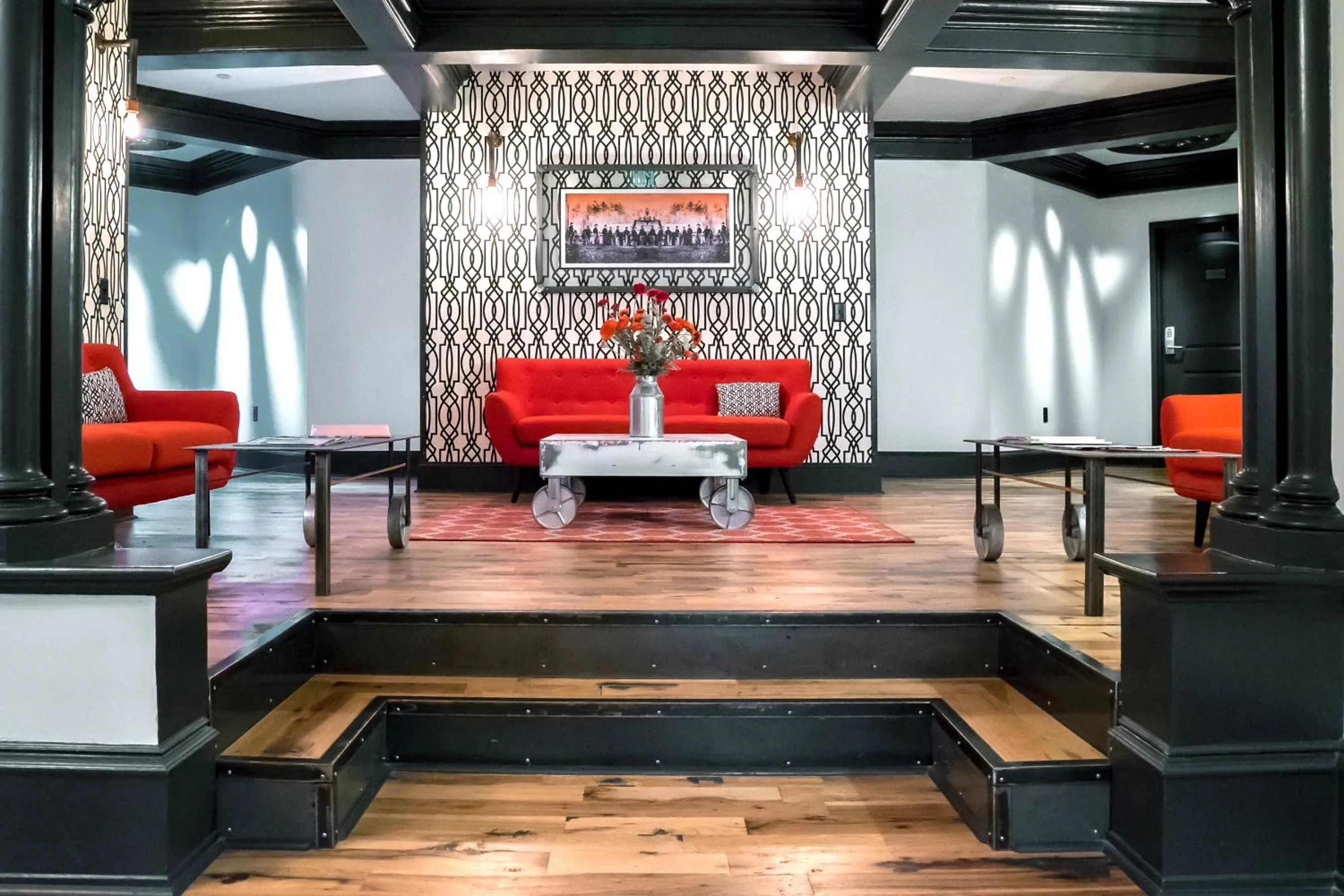 Seating area in City Hall Grand Hotel
