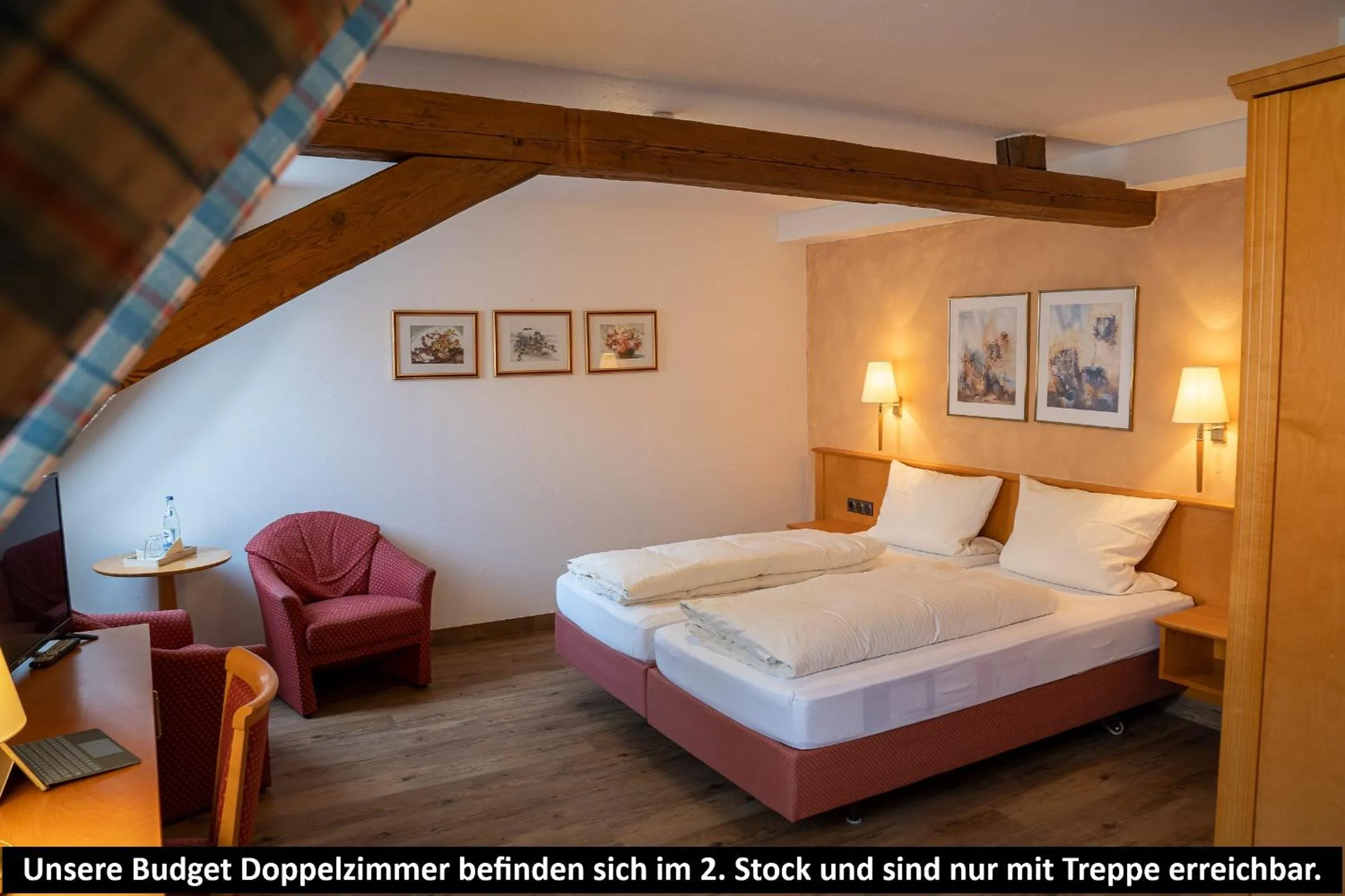 Bed in Zum Dallmayr Hotel Garni