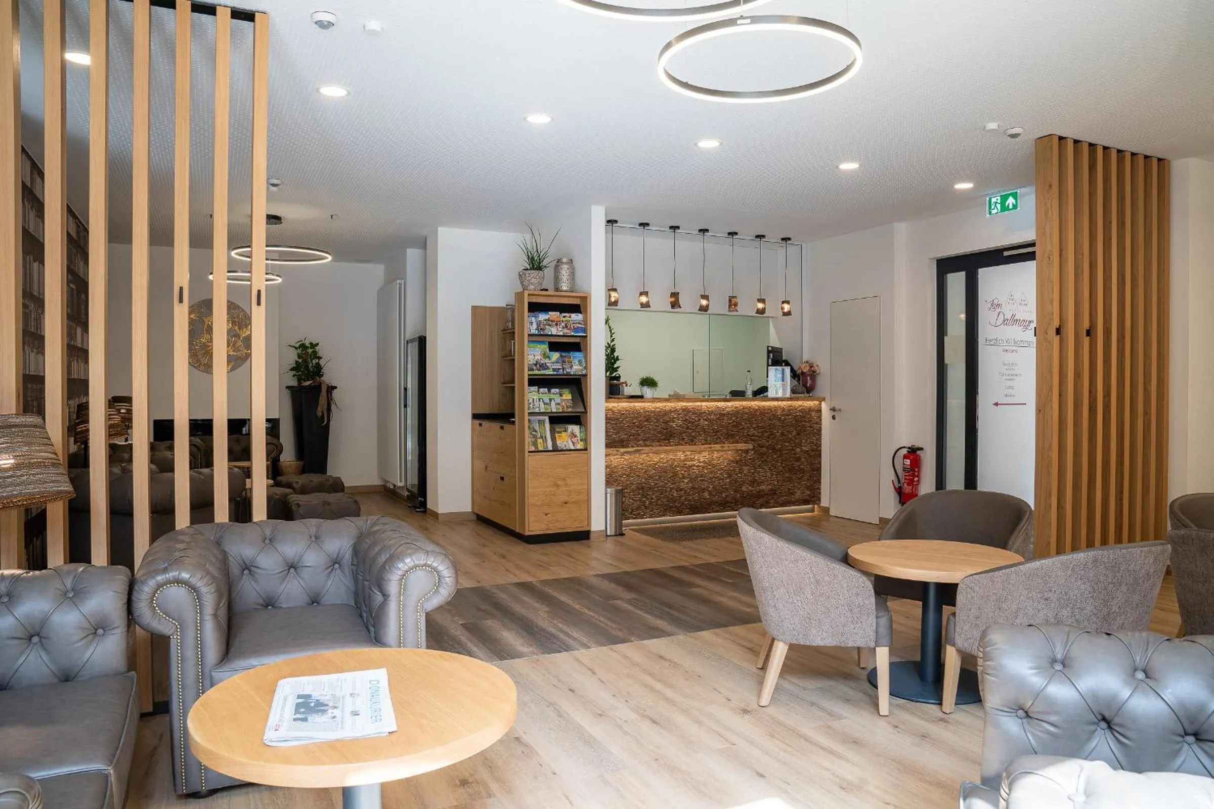 Lobby or reception in Zum Dallmayr Hotel Garni