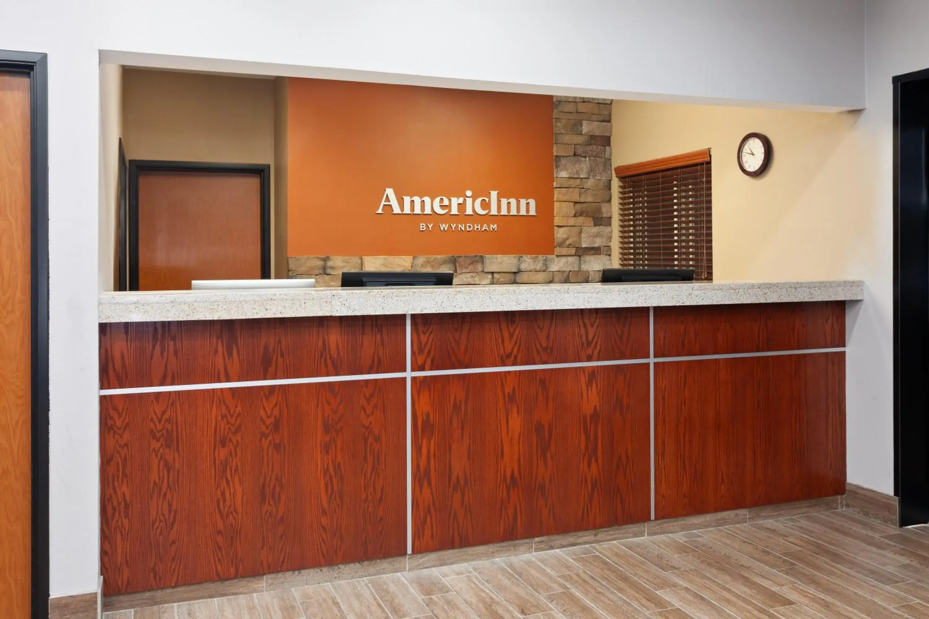Lobby or reception in AmericInn by Wyndham Hudson Lobby or reception in AmericInn by Wyndham Hudson