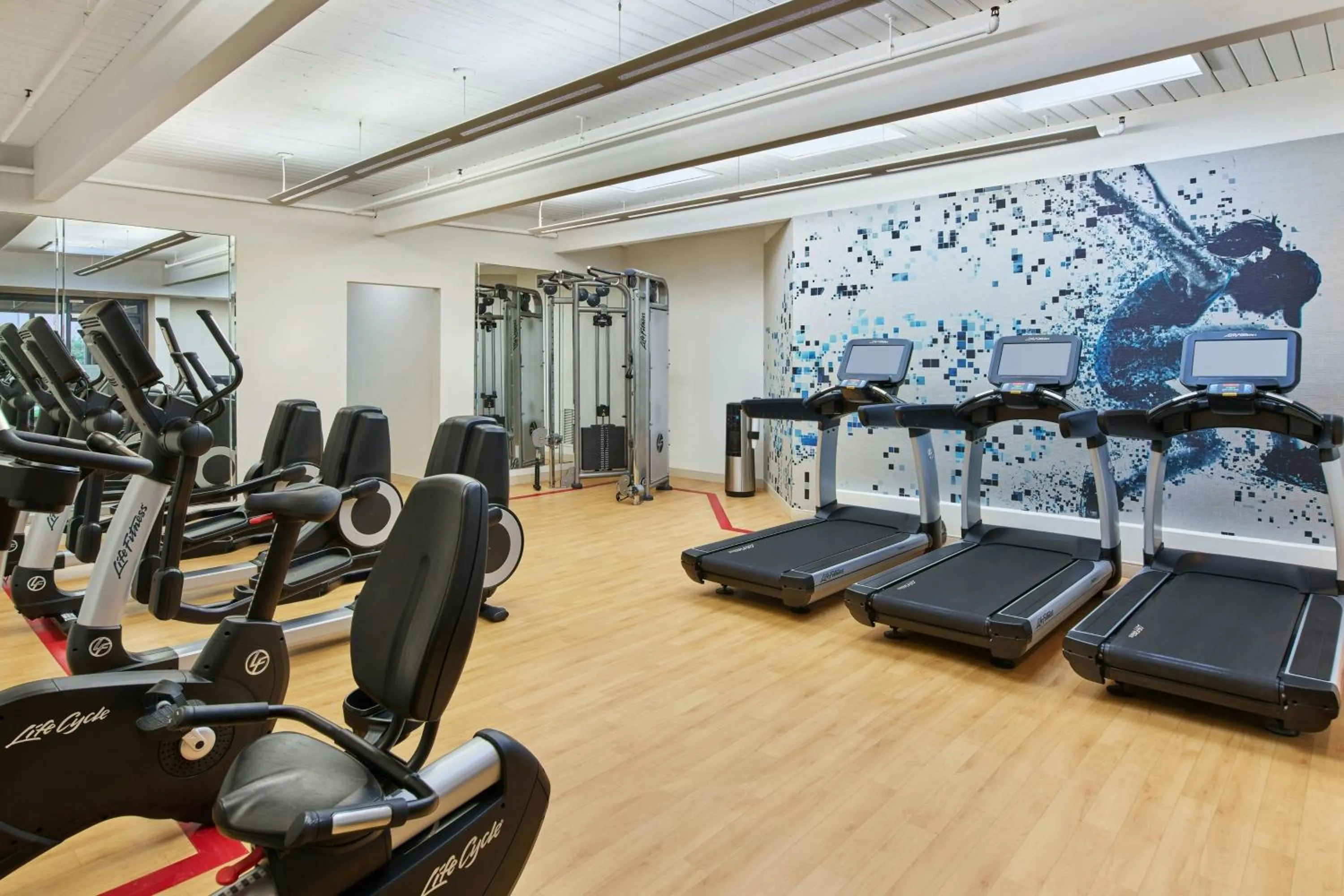 Fitness centre/facilities in Sheraton Portland Airport Hotel