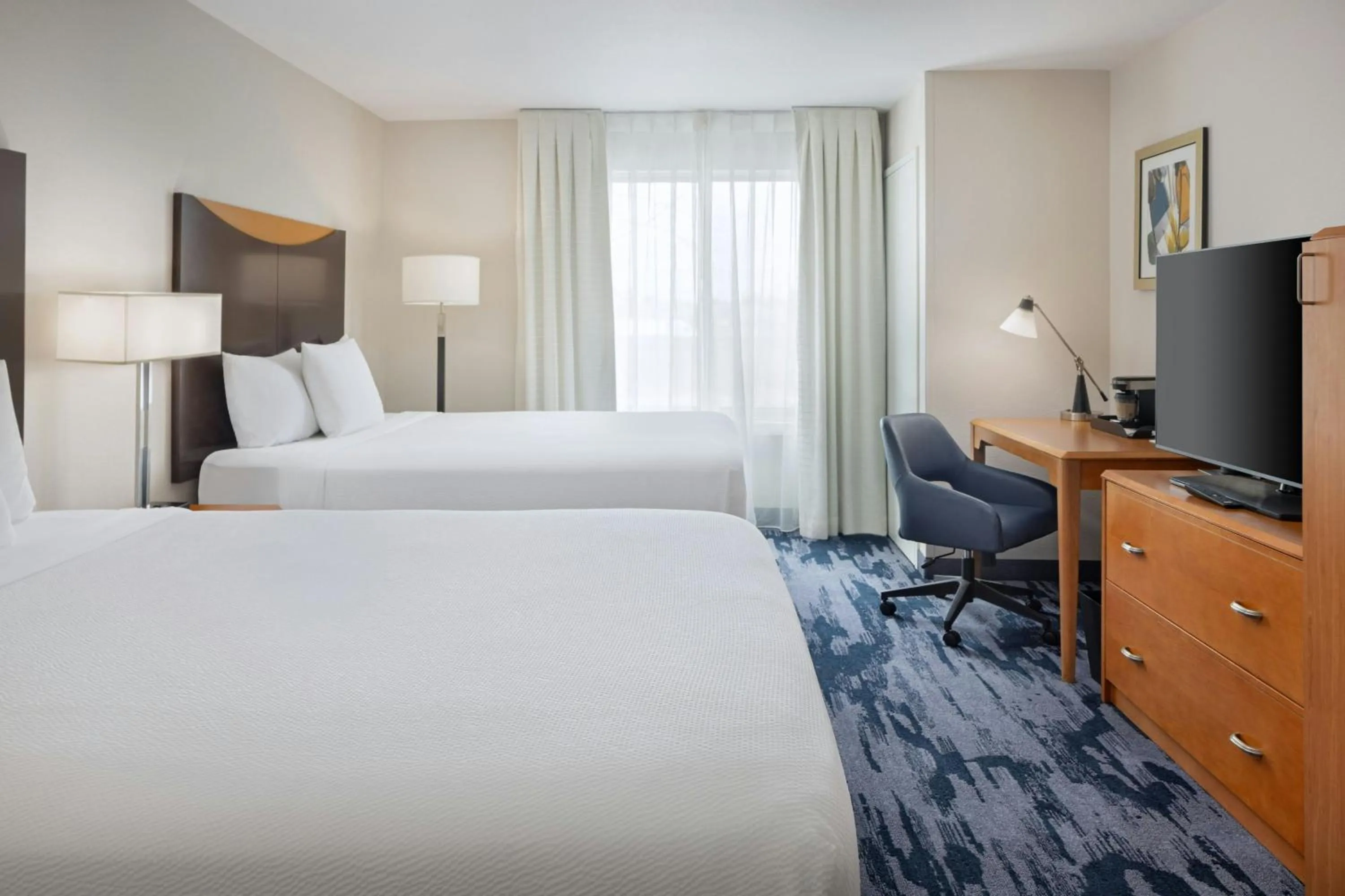 Photo of the whole room, Bed in Fairfield Inn and Suites Turlock