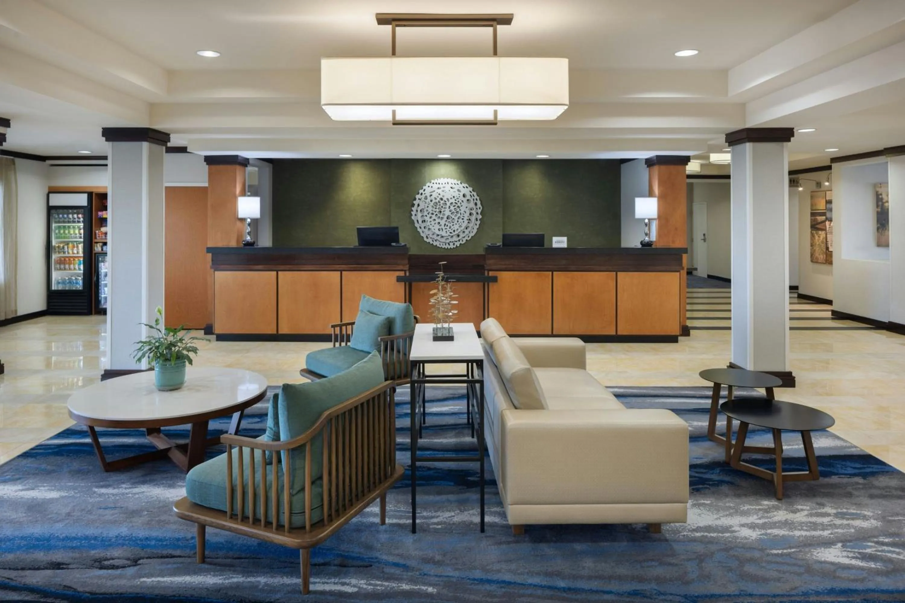 Lobby or reception in Fairfield Inn and Suites Turlock
