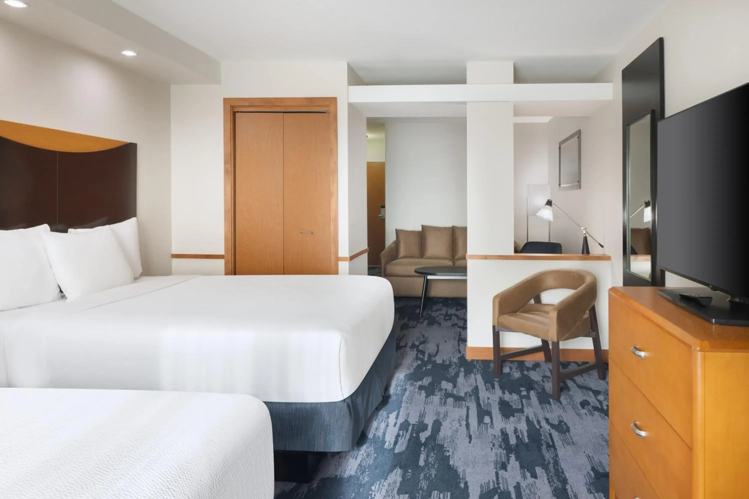 Queen Studio with Two Queen Beds and Sofa Bed in Fairfield Inn and Suites Turlock Queen Studio with Two Queen Beds and Sofa Bed in Fairfield Inn and Suites Turlock