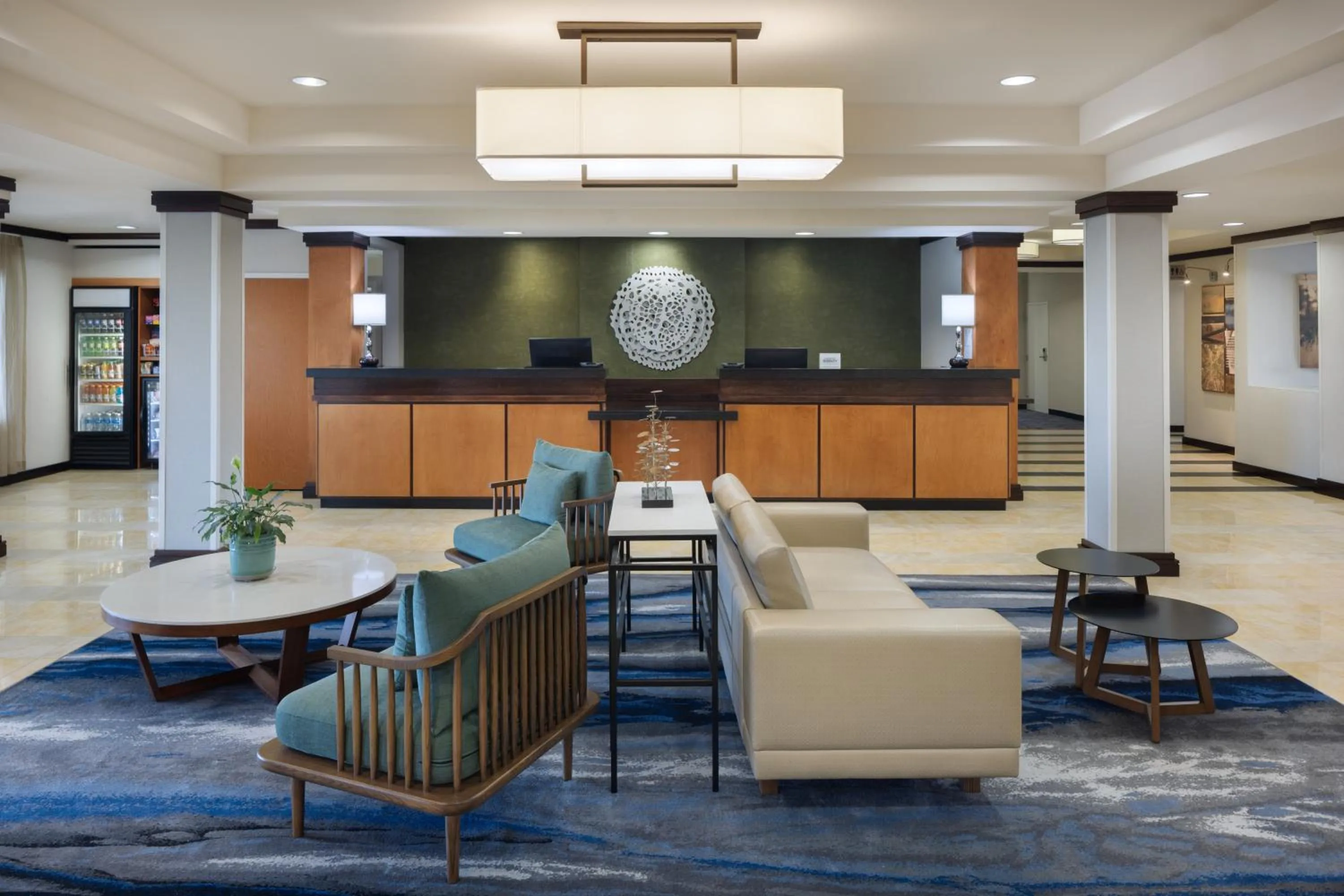 Lobby or reception in Fairfield Inn and Suites Turlock