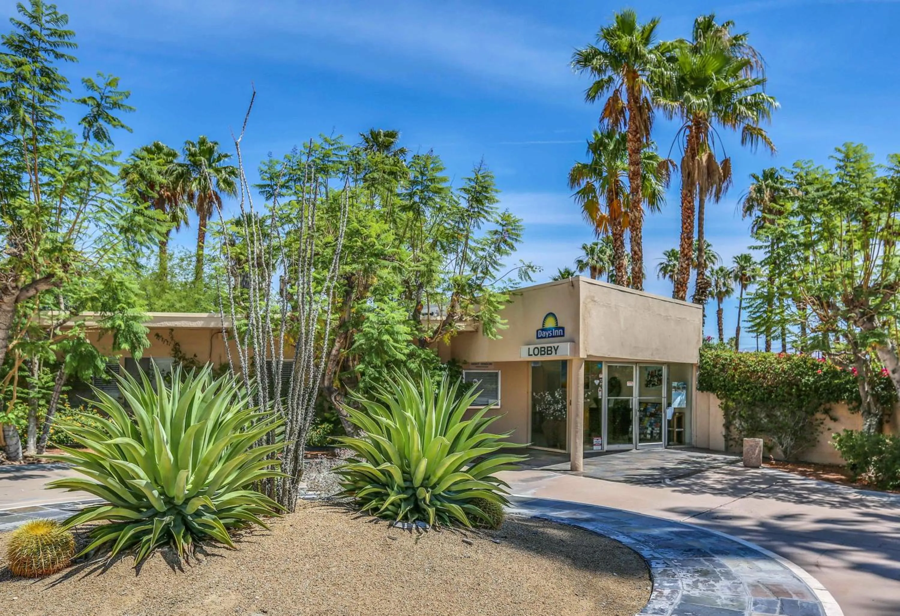 Property building in Days Inn by Wyndham Palm Springs