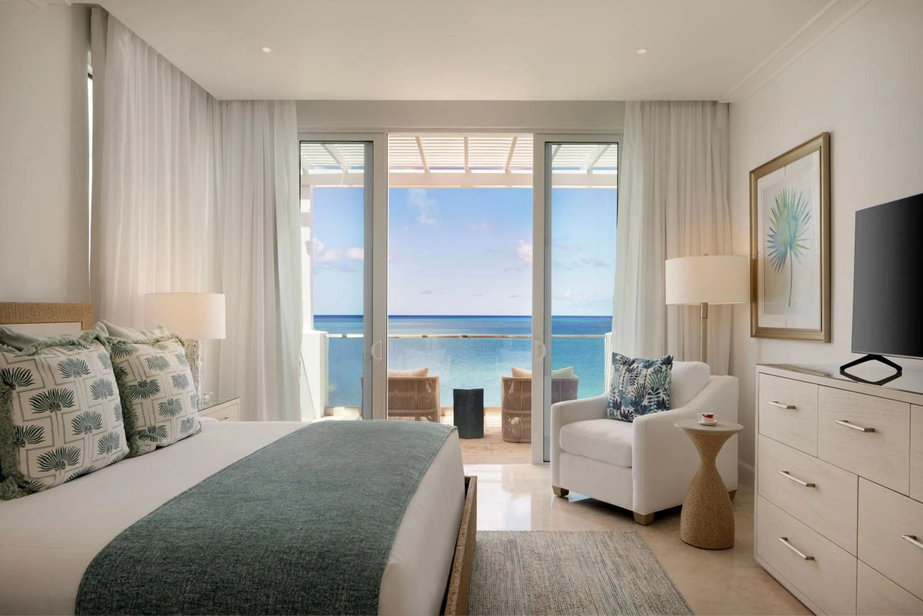 View (from property/room), Bed in Windjammer Landing Resort and Residences