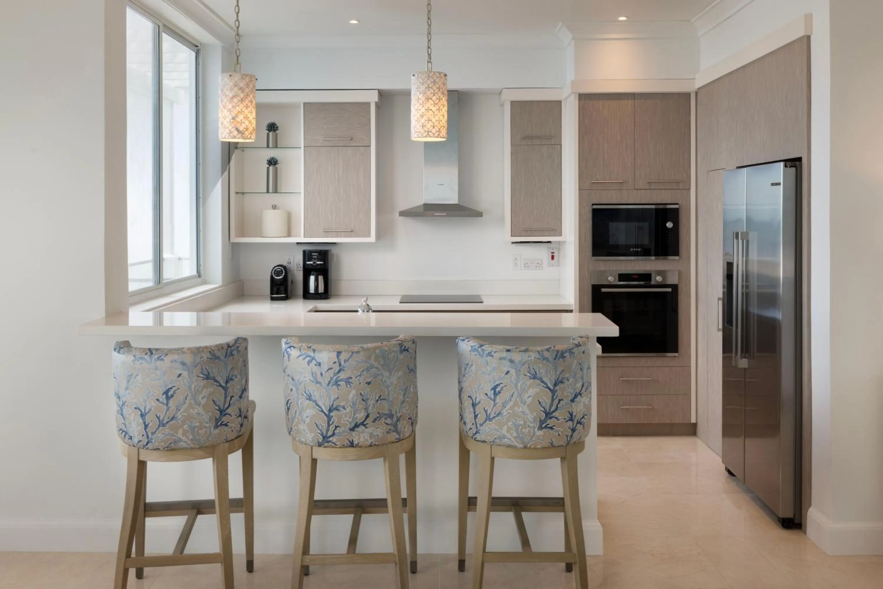 kitchen in Windjammer Landing Resort and Residences