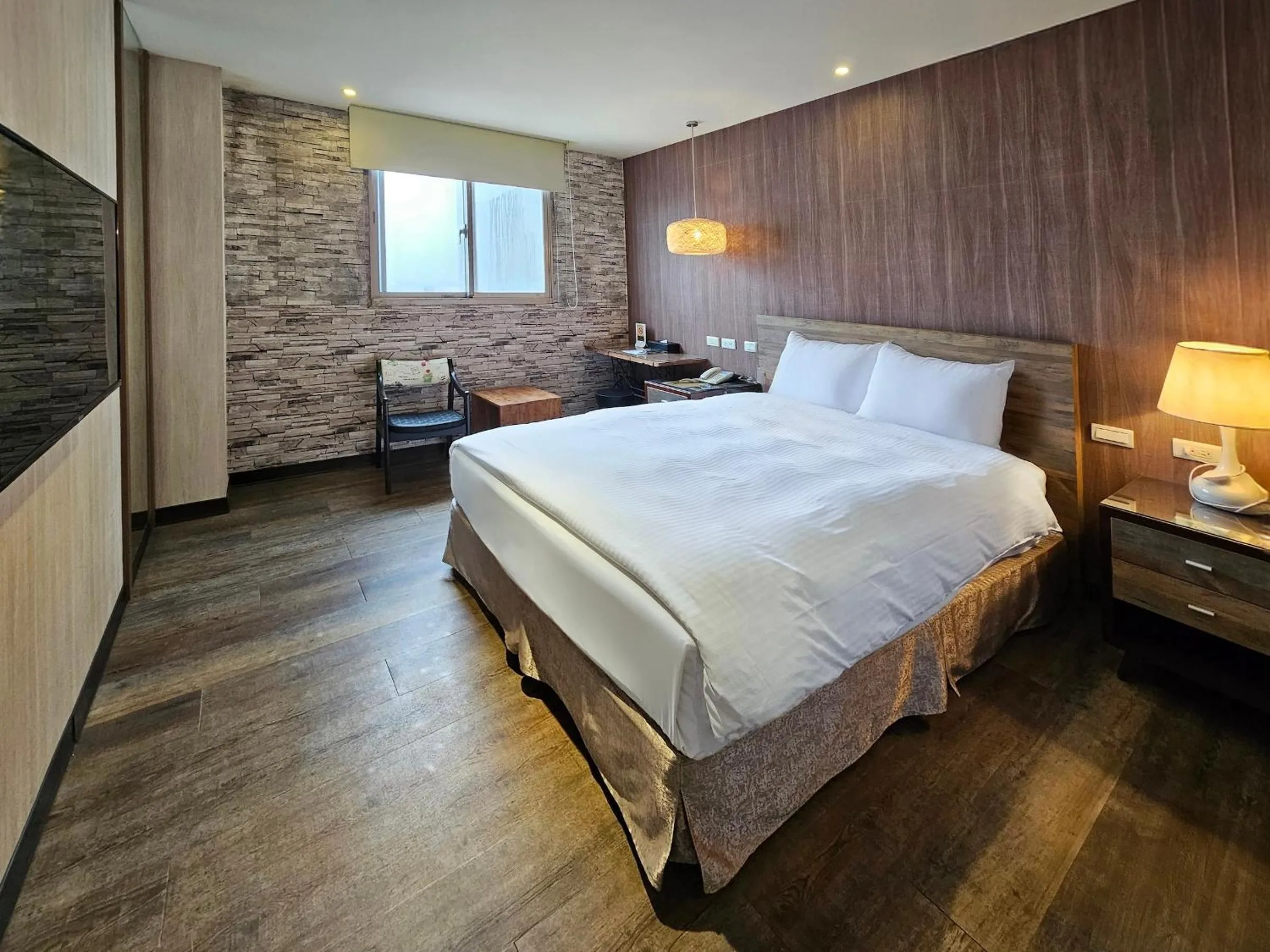 Bed in CHECK inn Yilan LuoDong