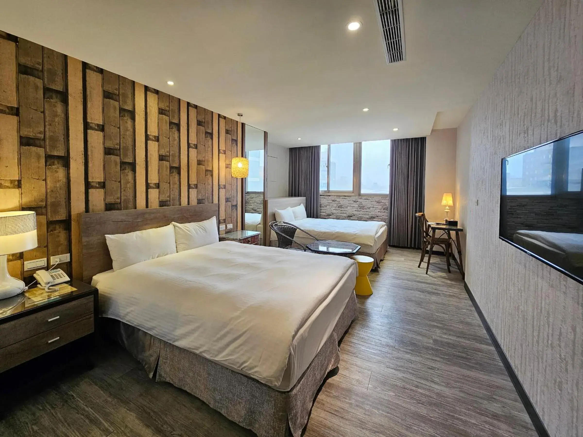 Bed in CHECK inn Yilan LuoDong Bed in CHECK inn Yilan LuoDong