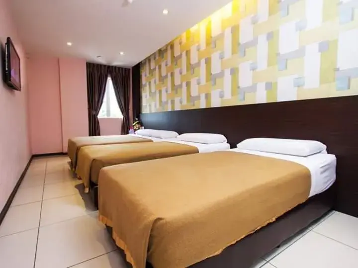 Bed in Remember Hotel Bukit Gambir Bed in Remember Hotel Bukit Gambir