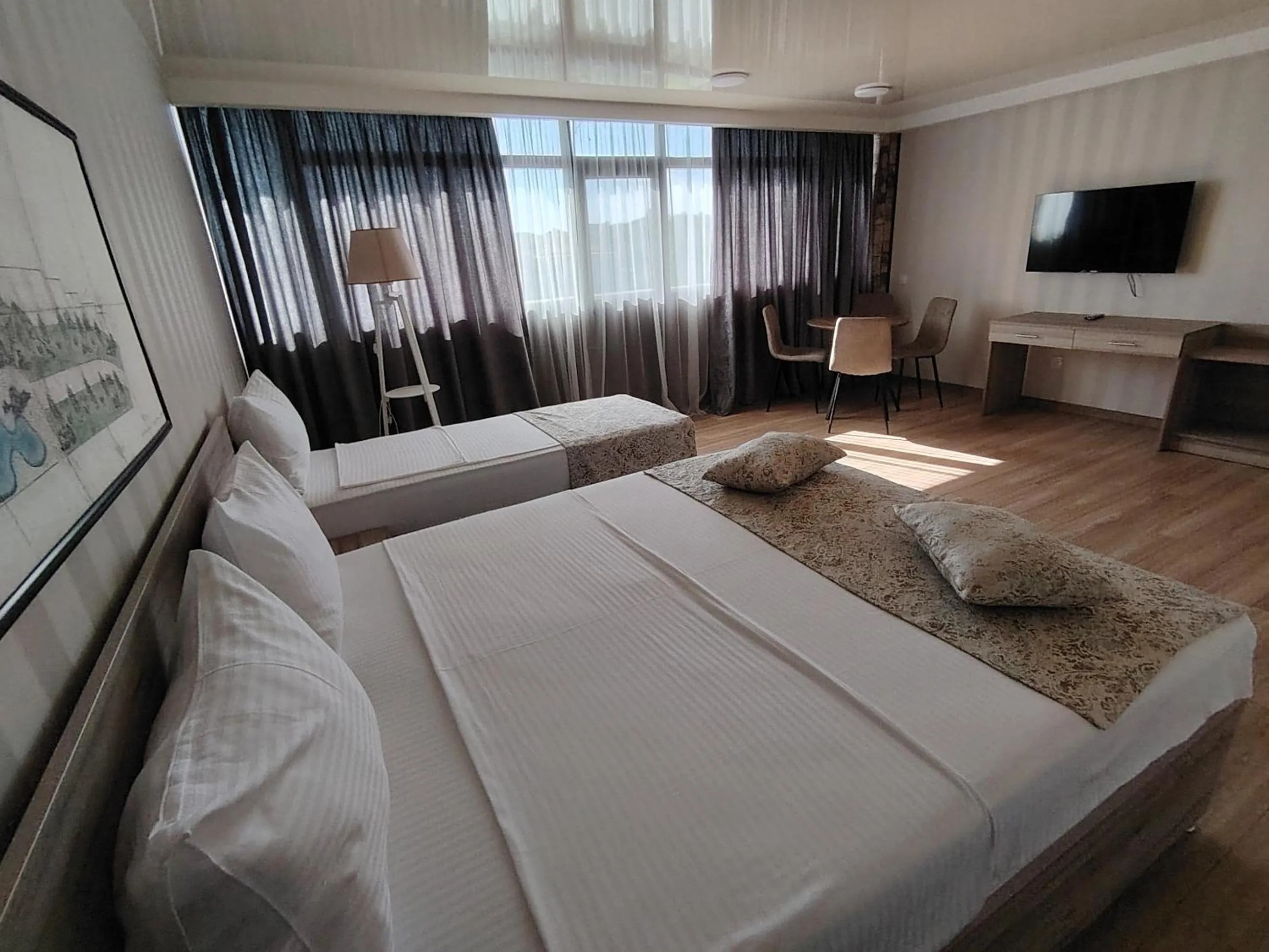 Bed in Vita Gardenia Hotel Tskaltubo