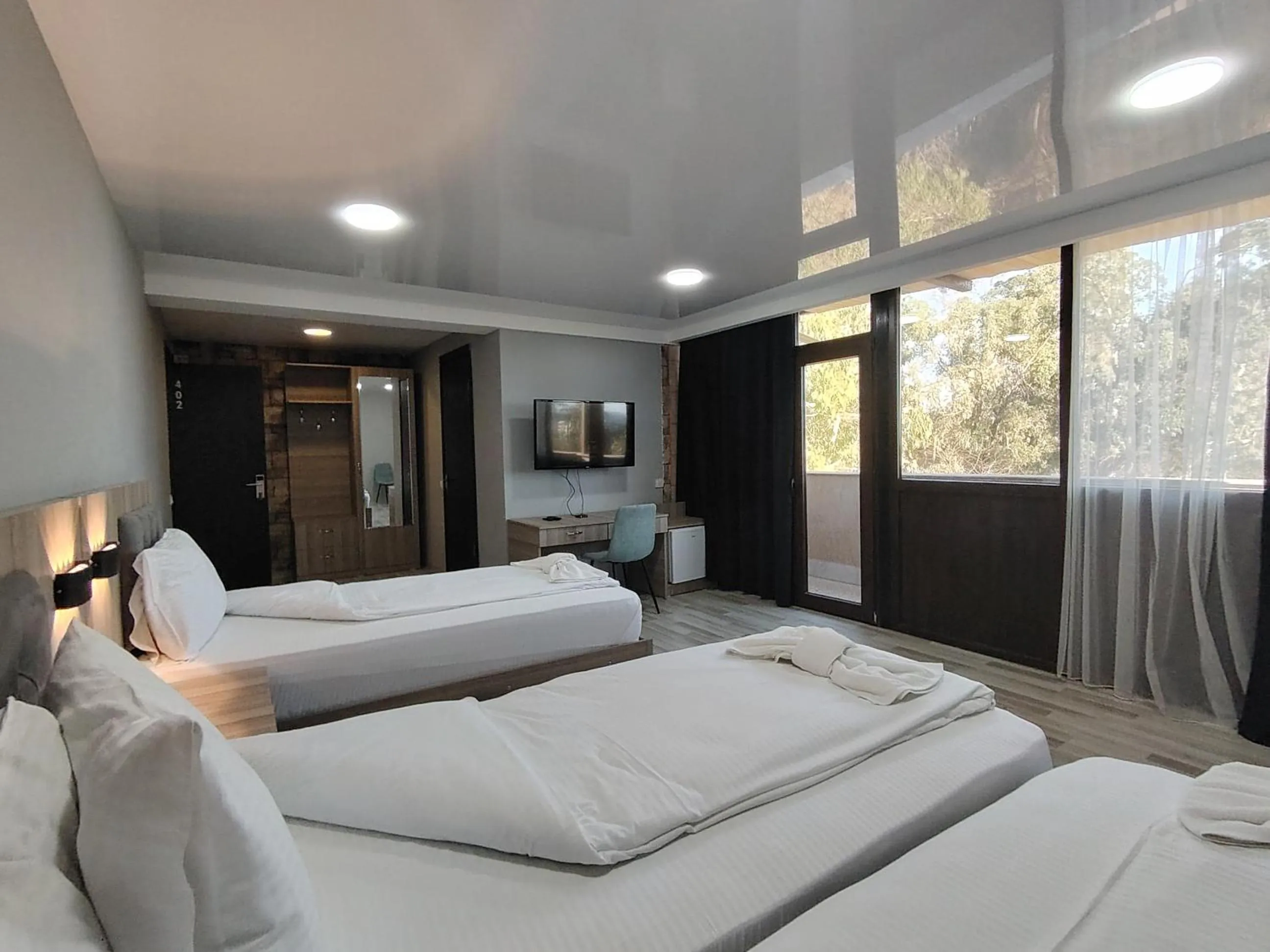 Bed in Vita Gardenia Hotel Tskaltubo