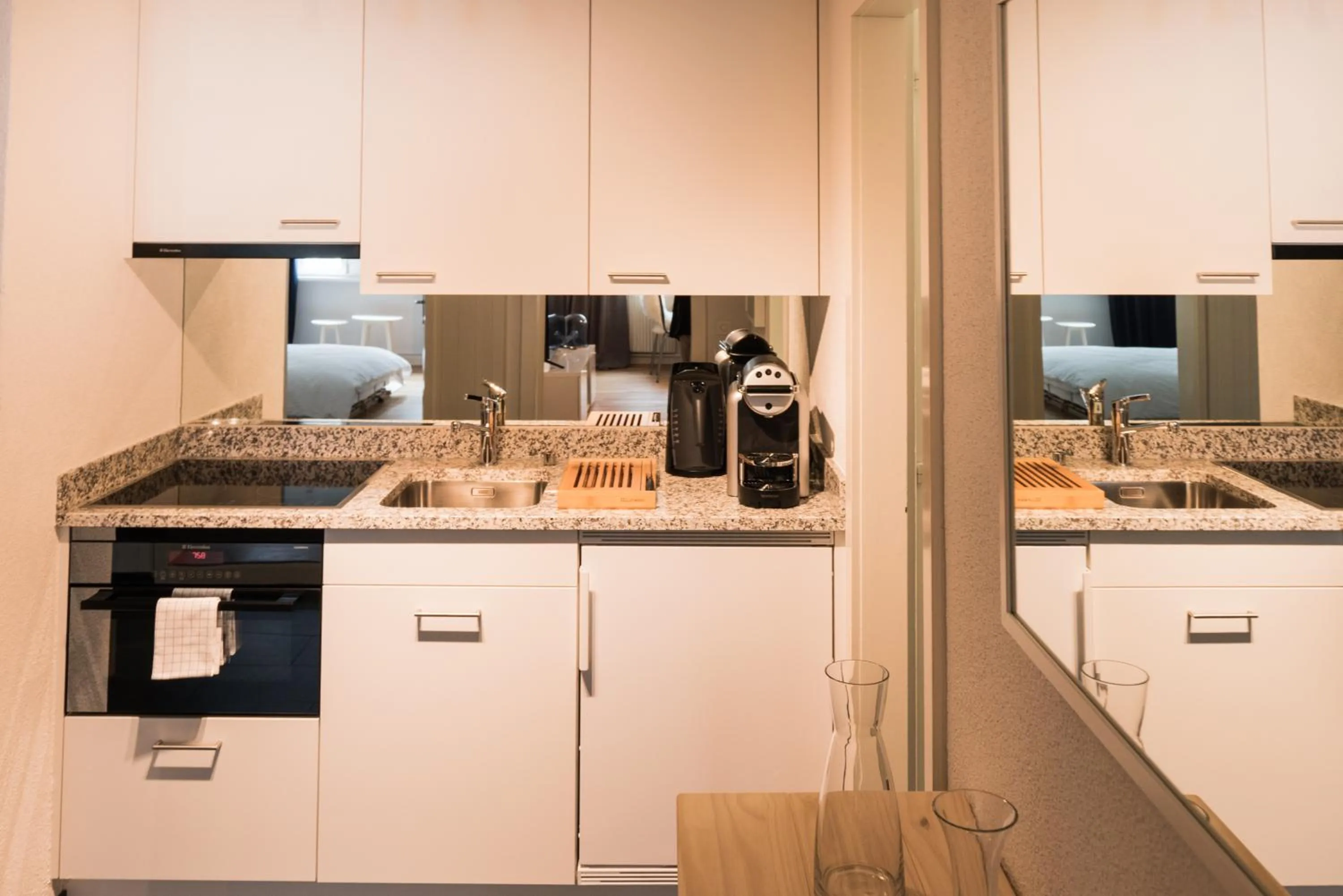 Kitchen or kitchenette in Stylish Apartment in the Heart of Zug by Airhome