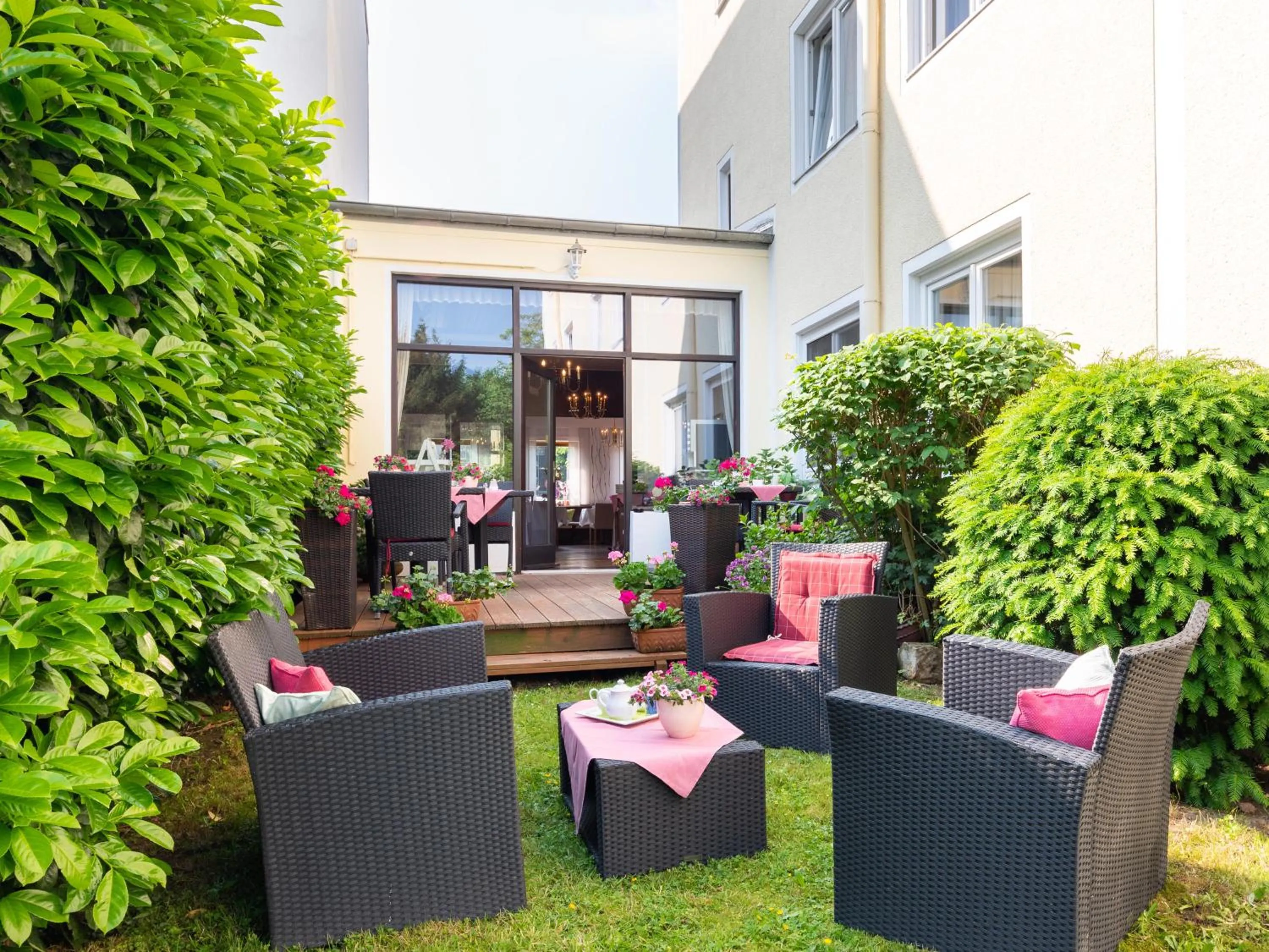 Garden in Hotel Alte Post