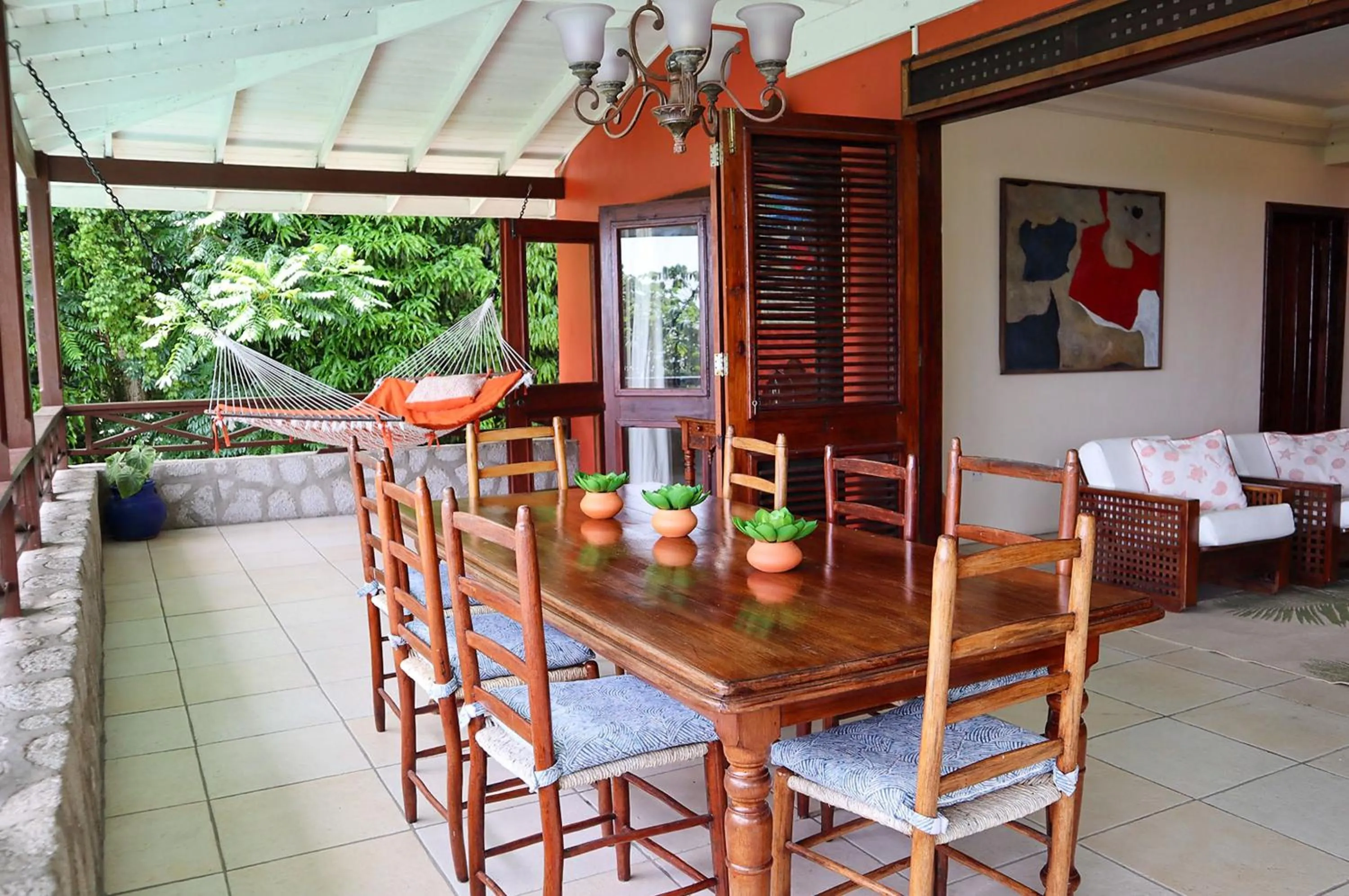 Patio in Stonefield Villa Resort