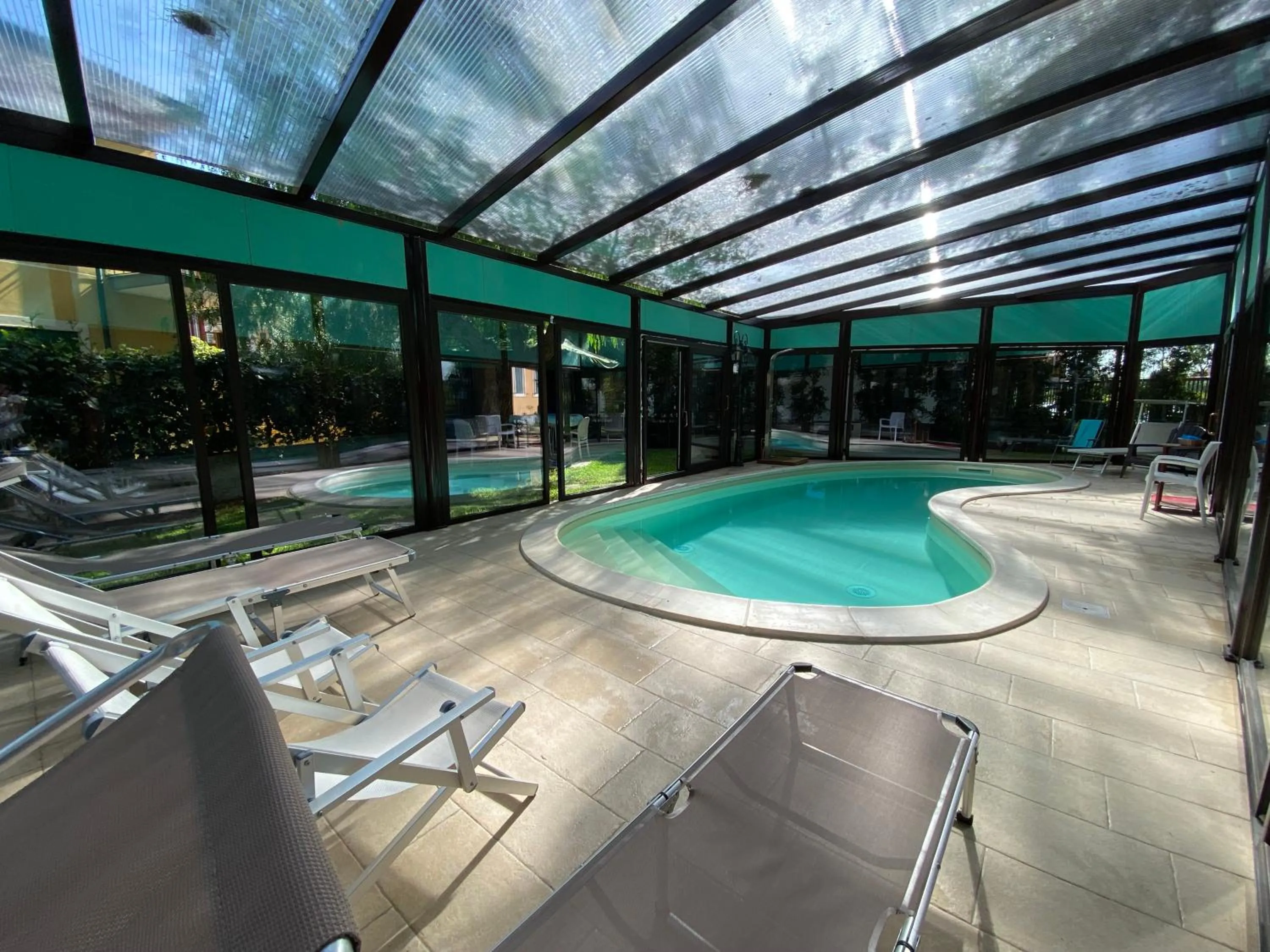 Swimming pool in B&B Etna Country