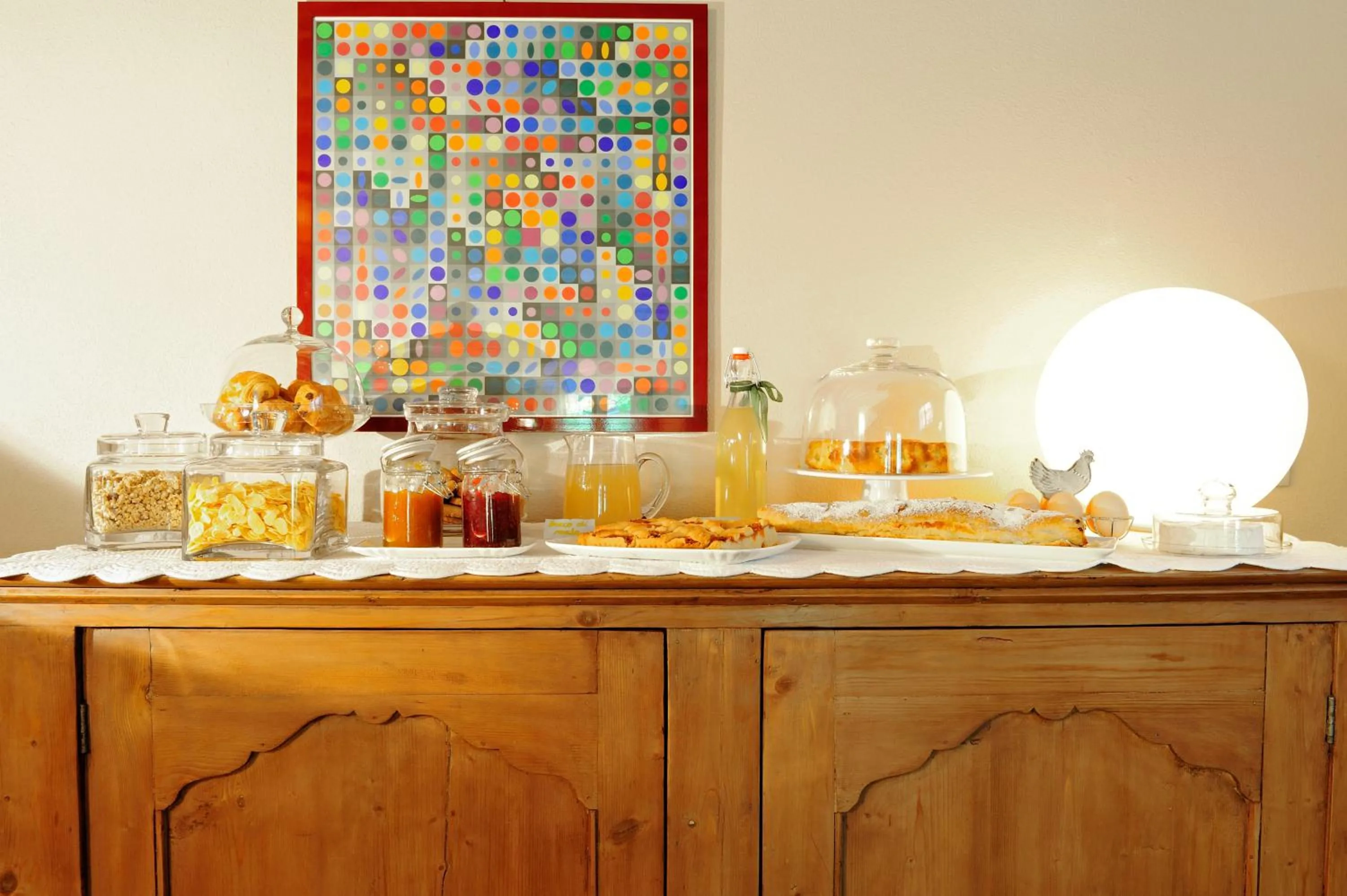 Continental breakfast in B&B il Sambuco