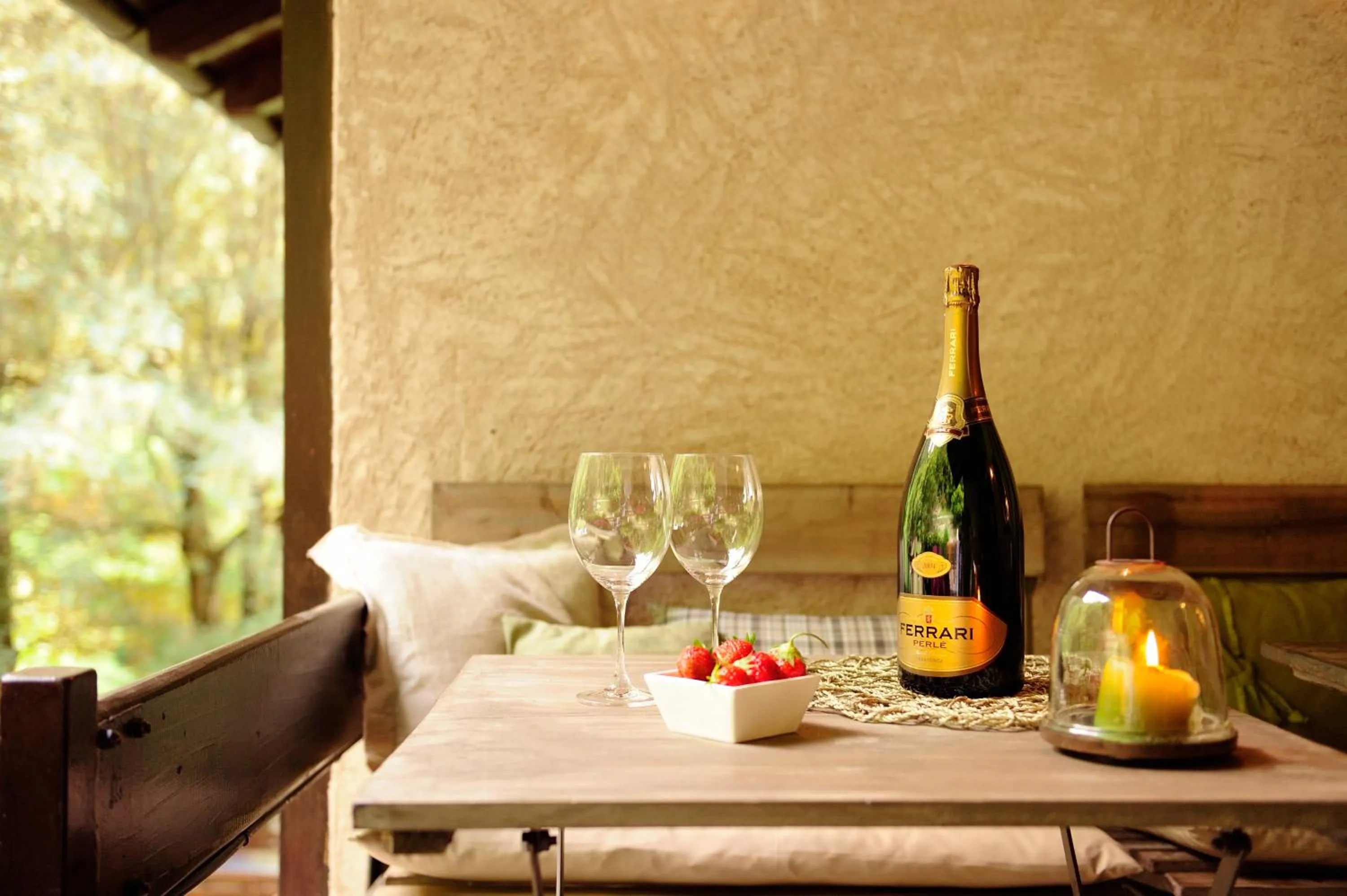 Alcoholic drinks in B&B il Sambuco