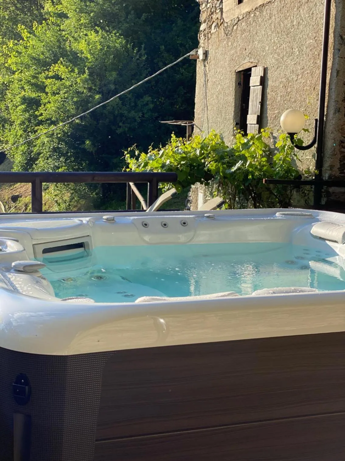Hot Tub in B&B il Sambuco