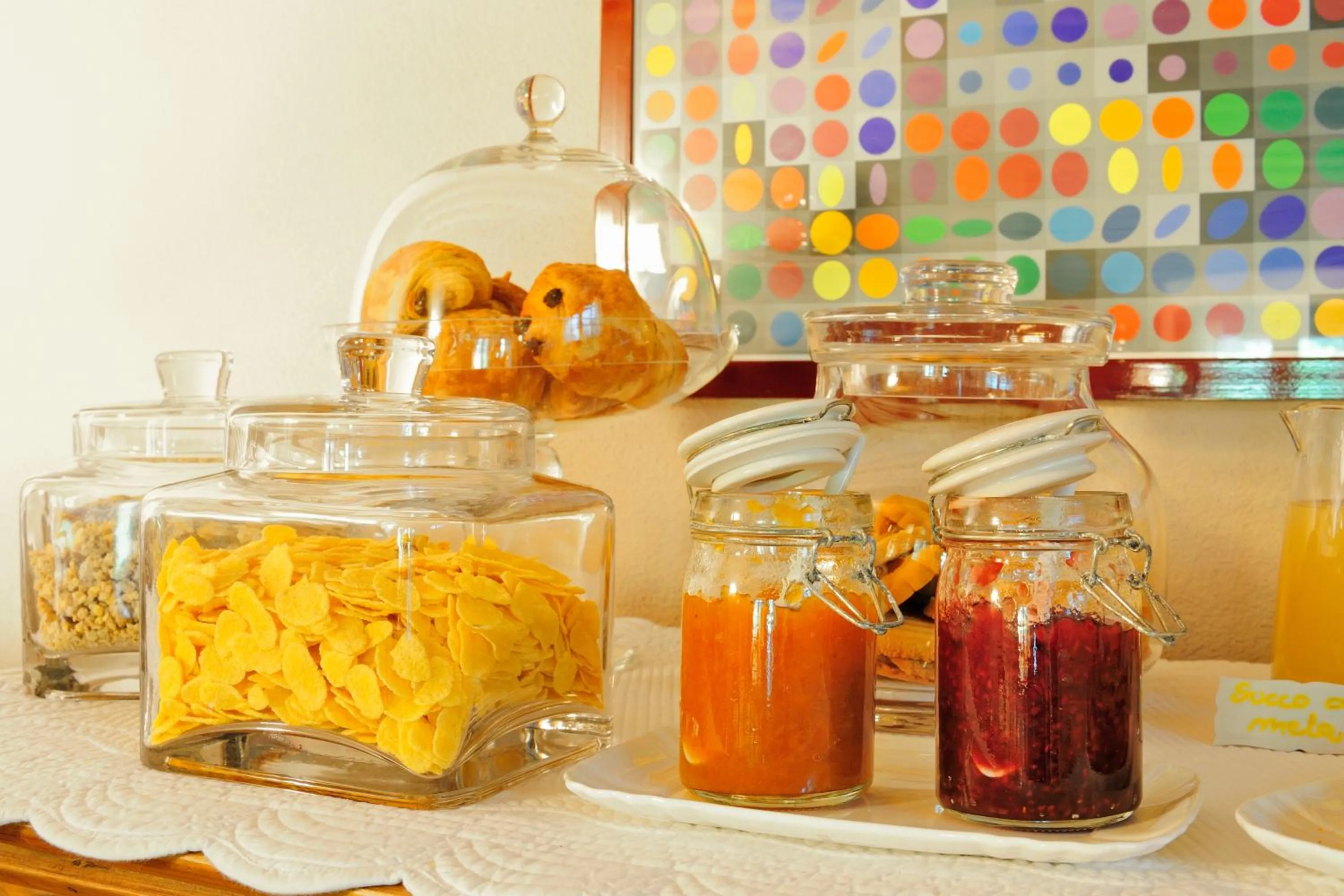 Continental breakfast in B&B il Sambuco