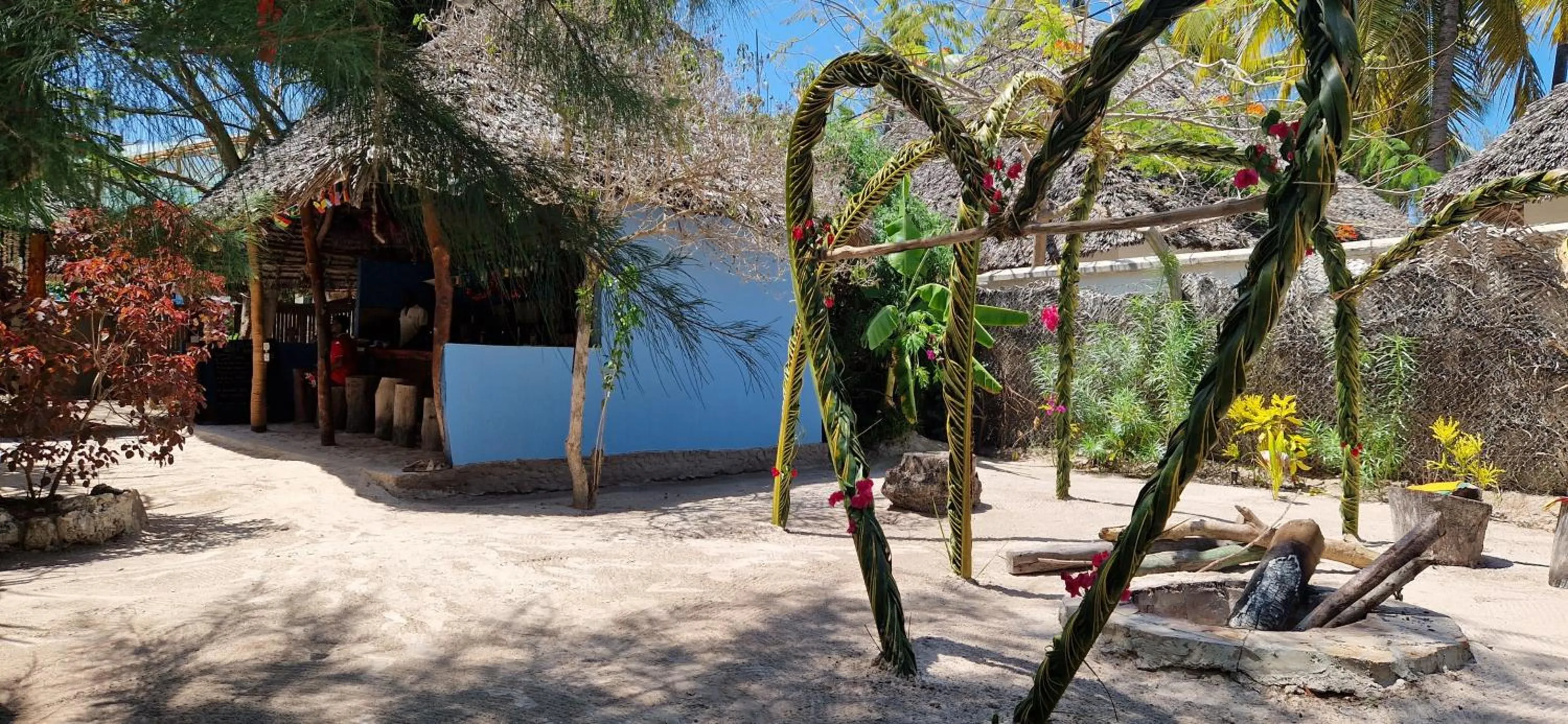 Garden in Mpole Bungalows