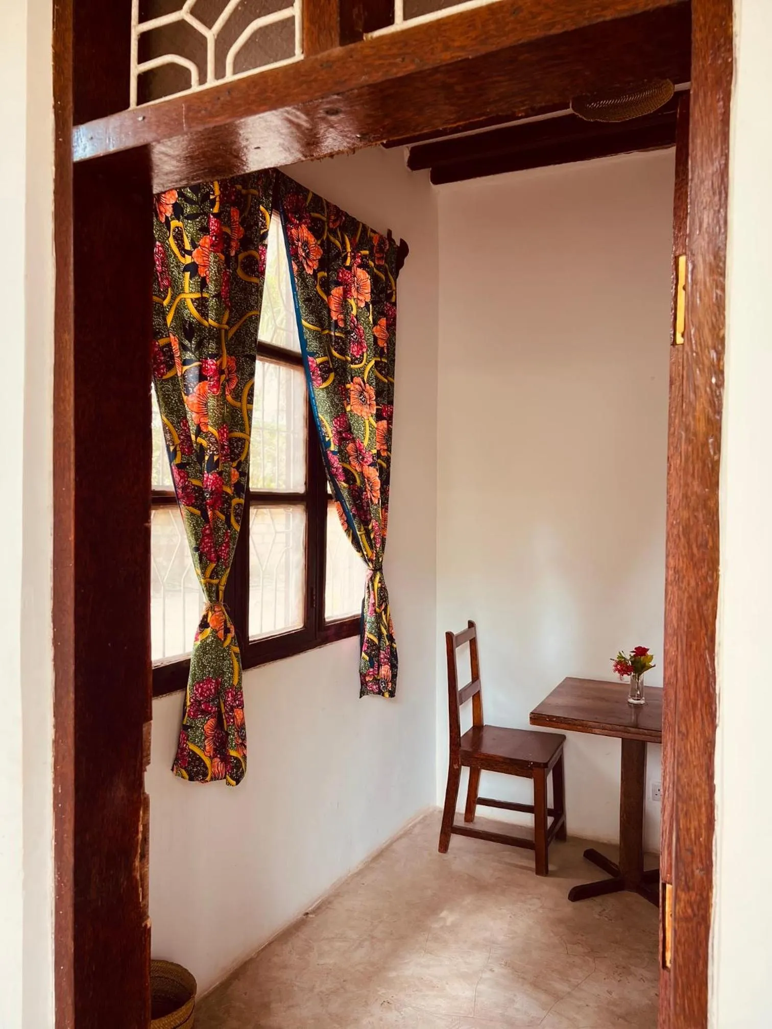 Living room in Mpole Bungalows