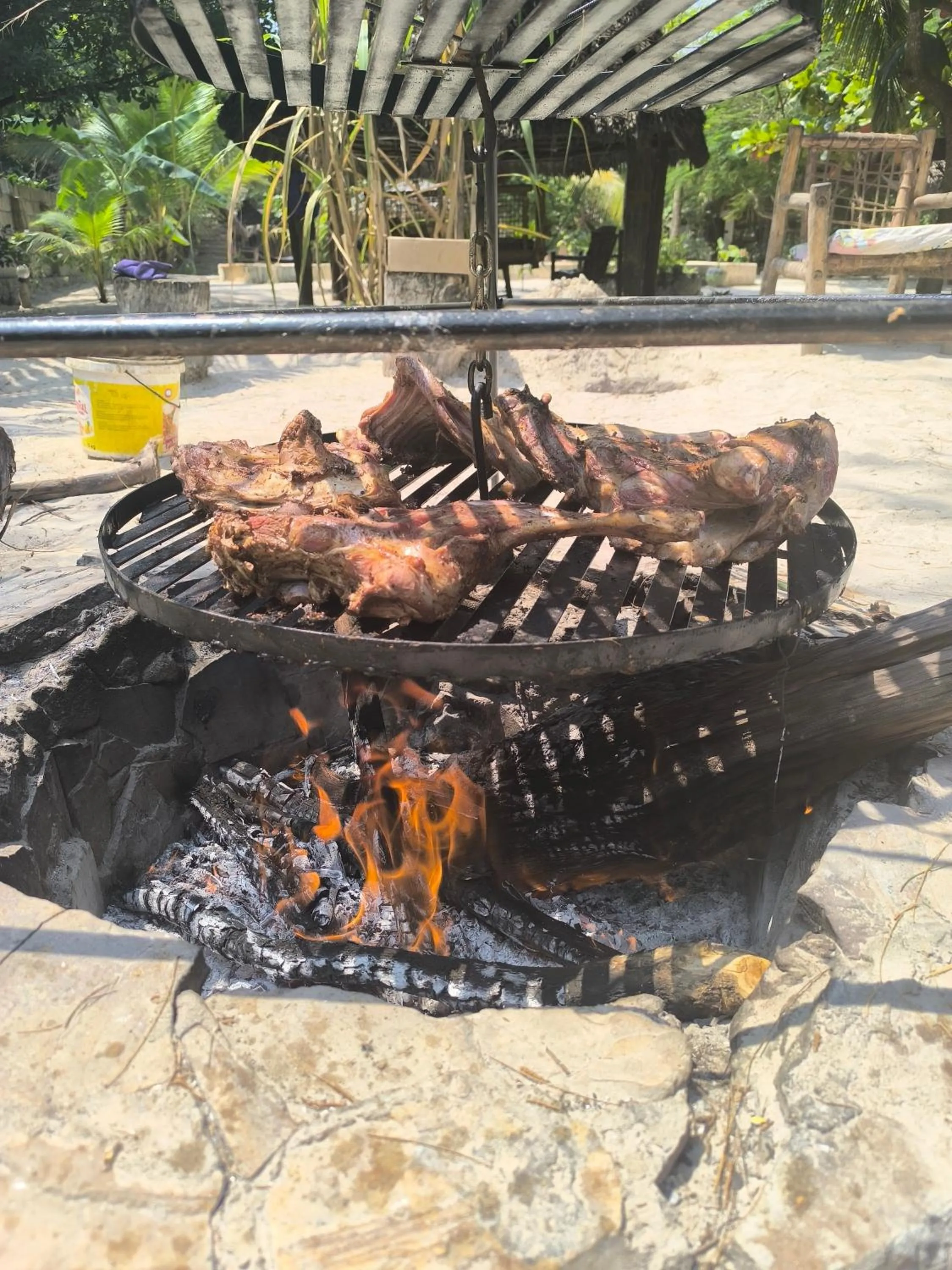 BBQ facilities in Mpole Bungalows