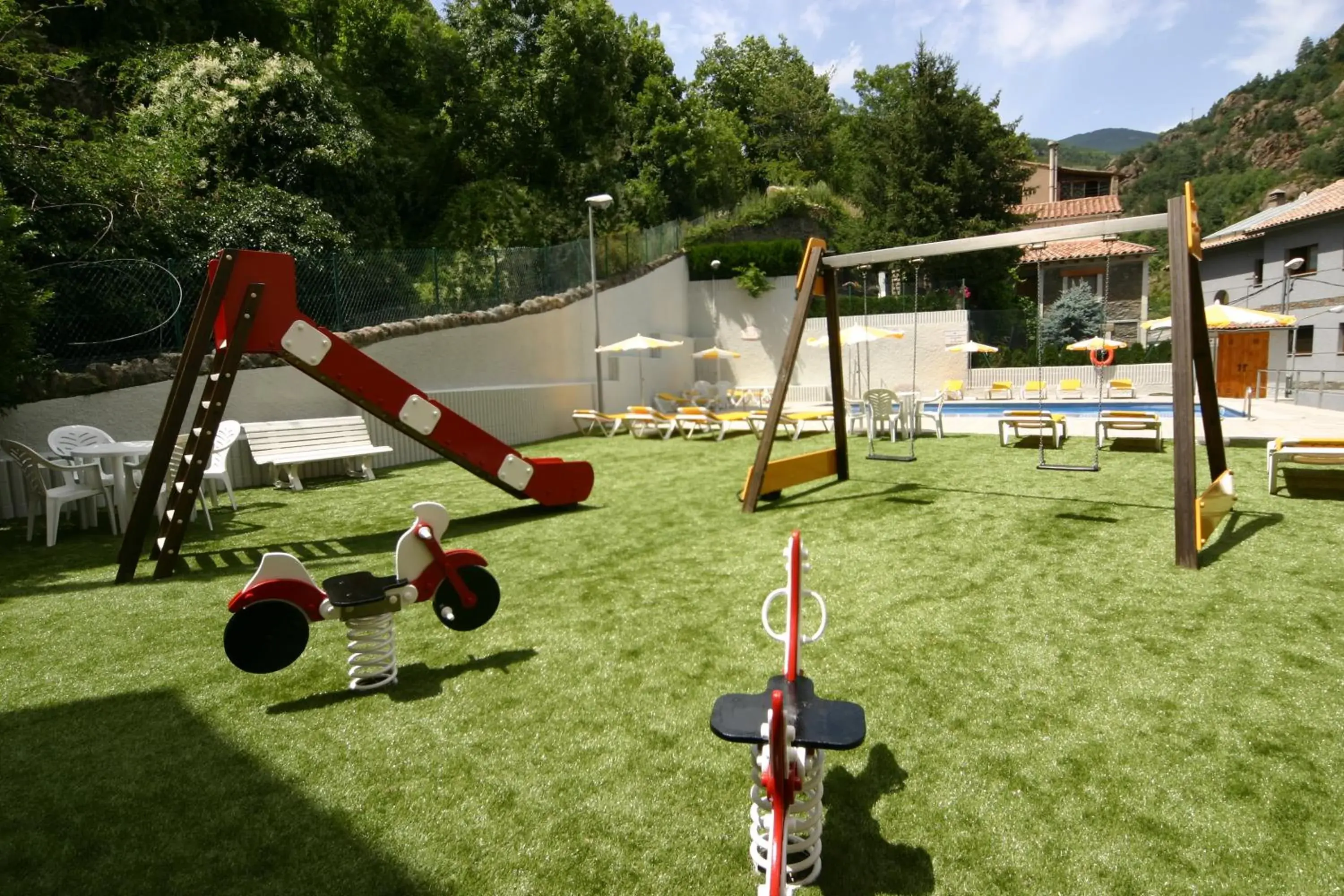 Children play ground in Hotel Sant Antoni Children play ground in Hotel Sant Antoni