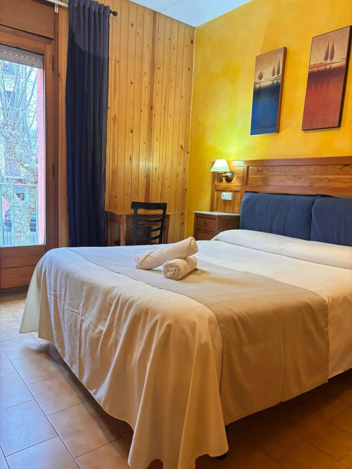 Bedroom, Bed in Hotel Prats