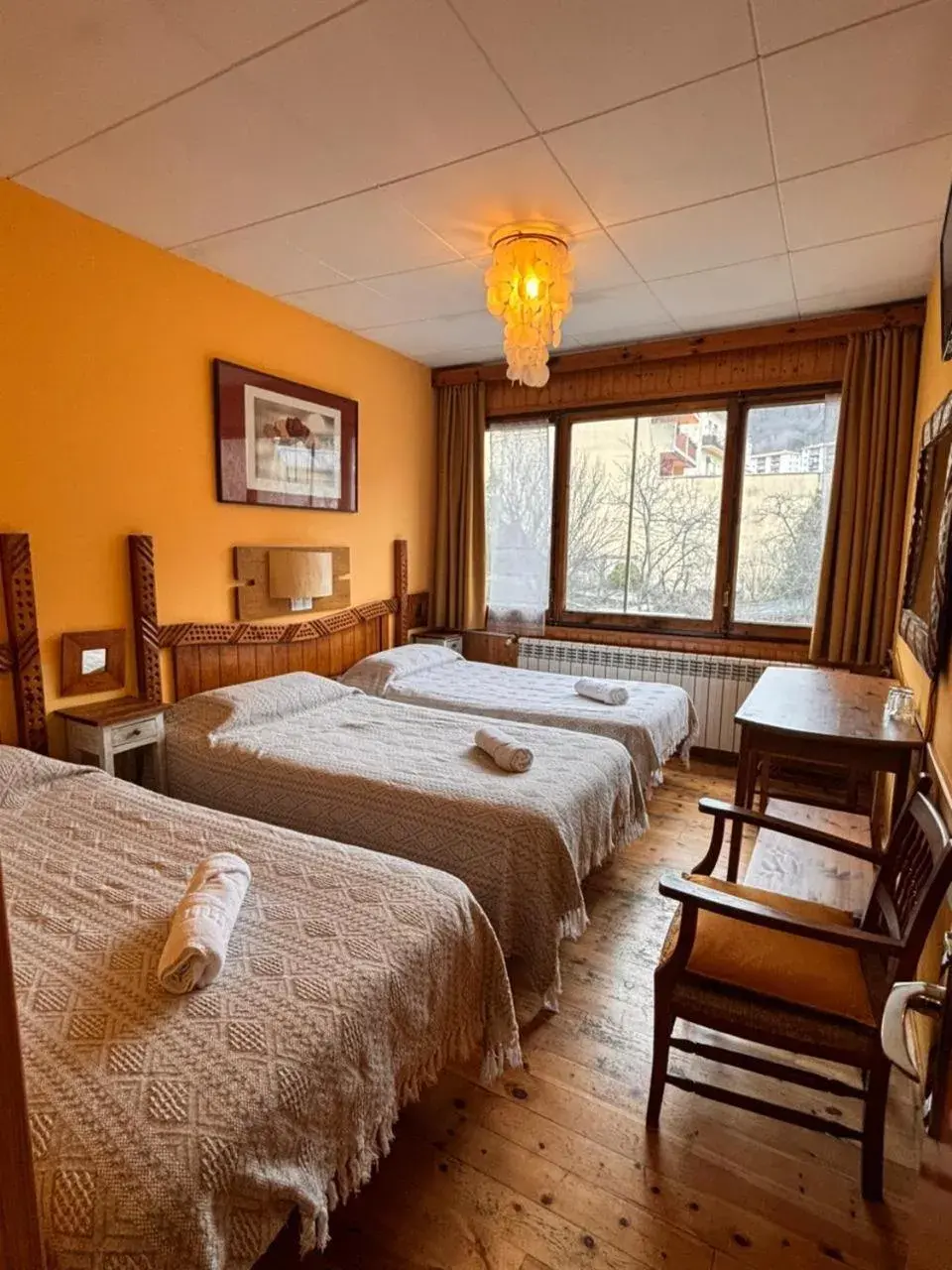 Quadruple Room (2 Adults + 2 Children) in Hotel Prats Quadruple Room (2 Adults + 2 Children) in Hotel Prats