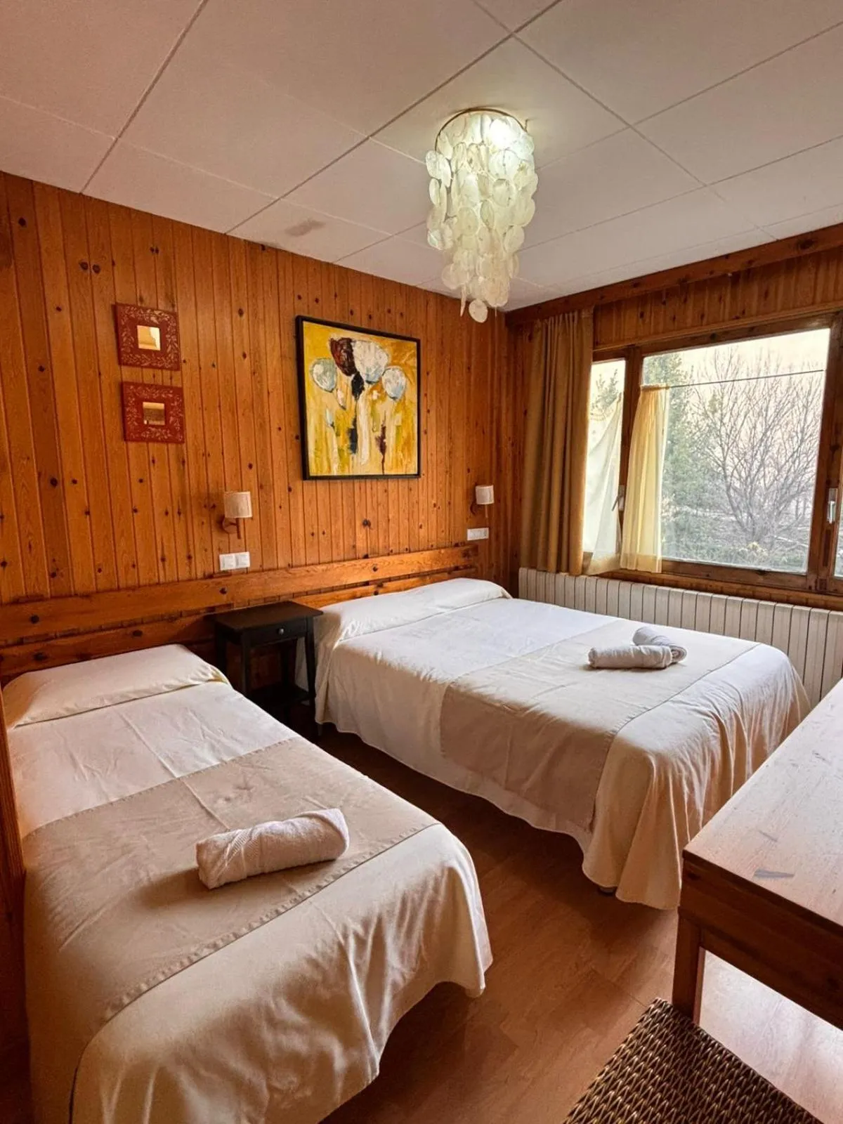 Bedroom, Bed in Hotel Prats