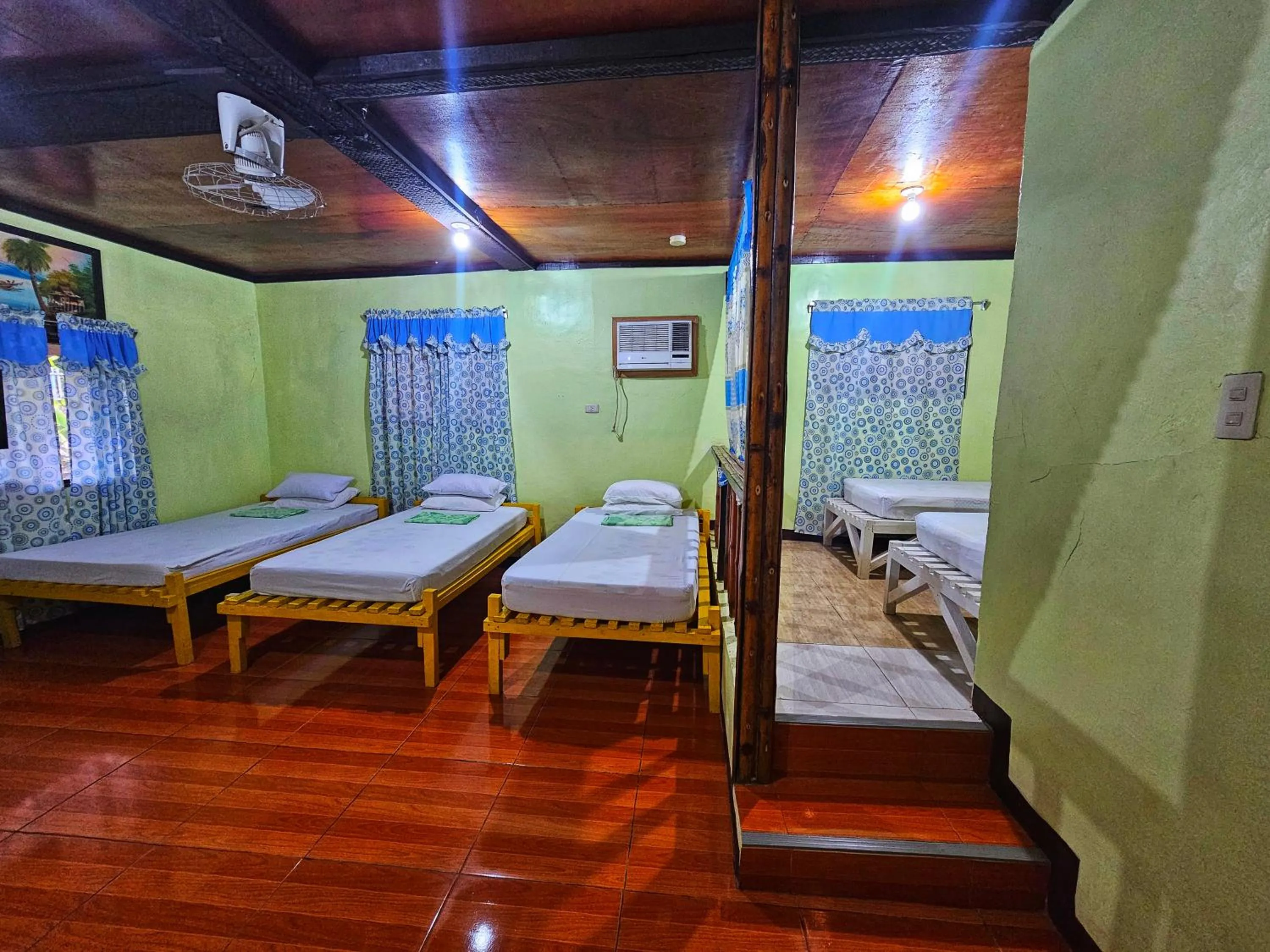 Bed in Bohol Sea Breeze Cottages and Resort