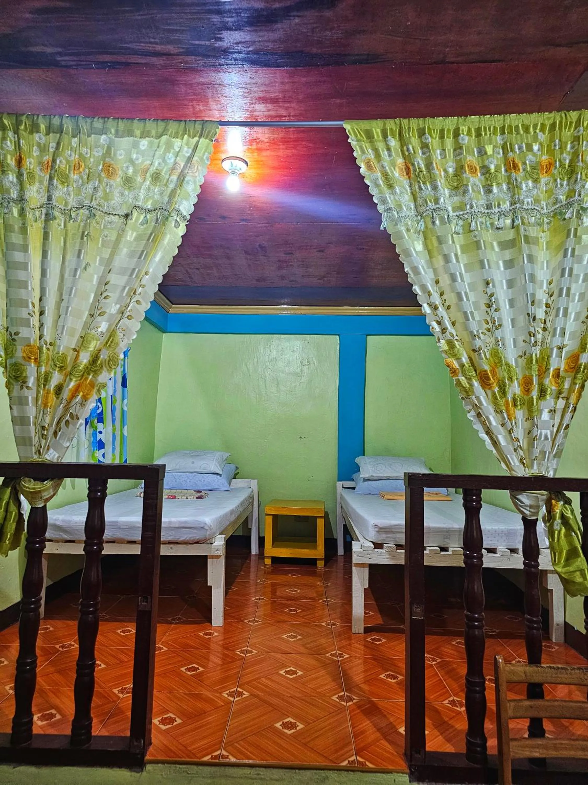 Bed in Bohol Sea Breeze Cottages and Resort