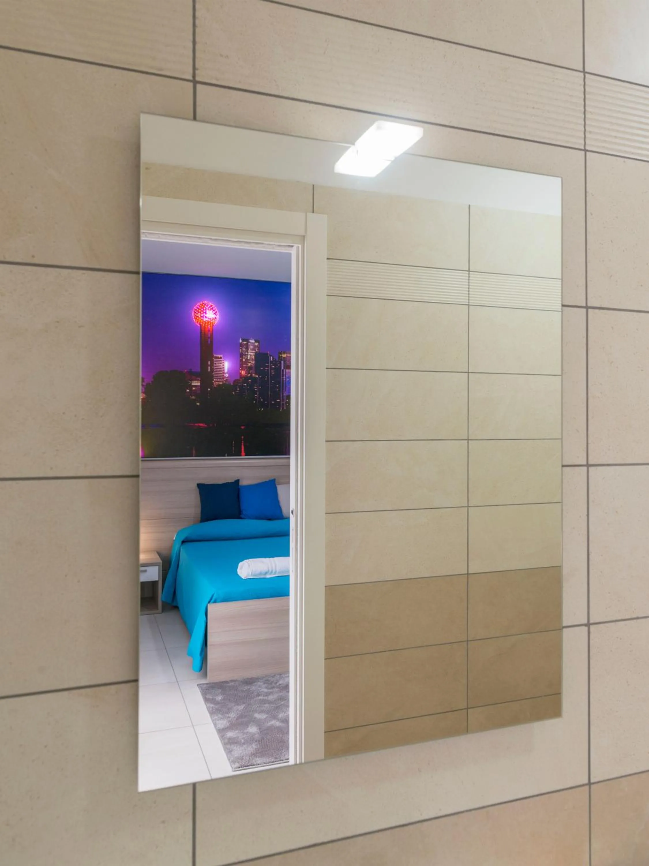 Bathroom in Hotel America