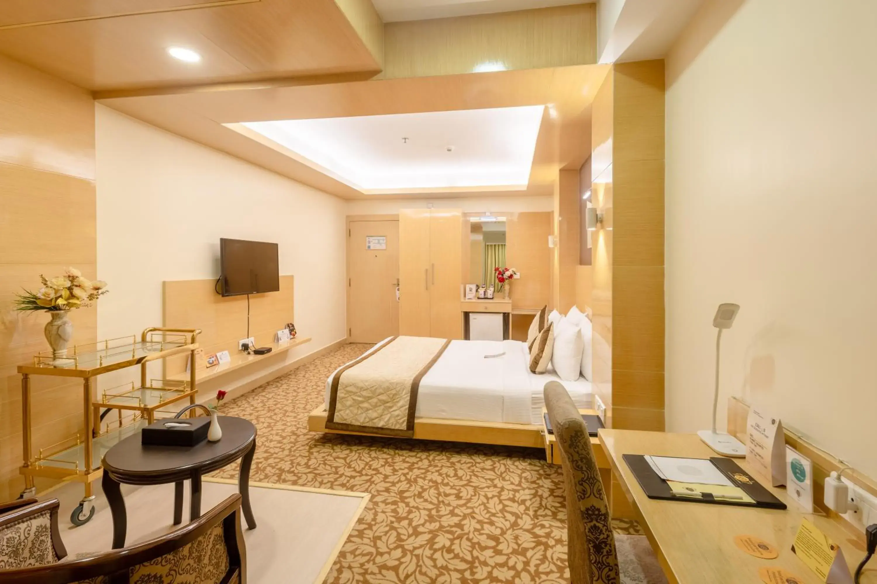 Bed in Hotel Patliputra Continental Bed in Hotel Patliputra Continental