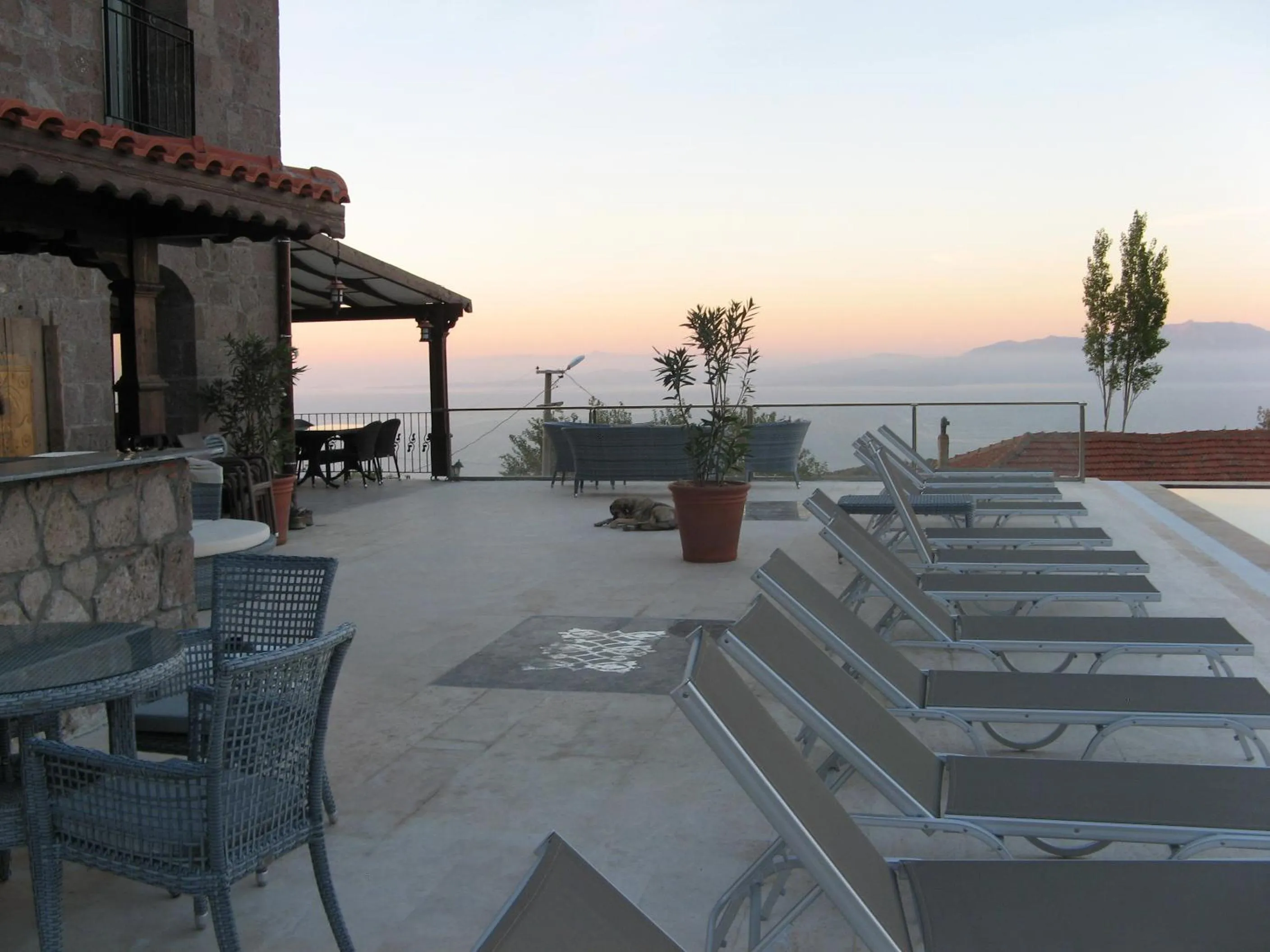 Balcony/Terrace in Assos Sunaba Kasri Hotel