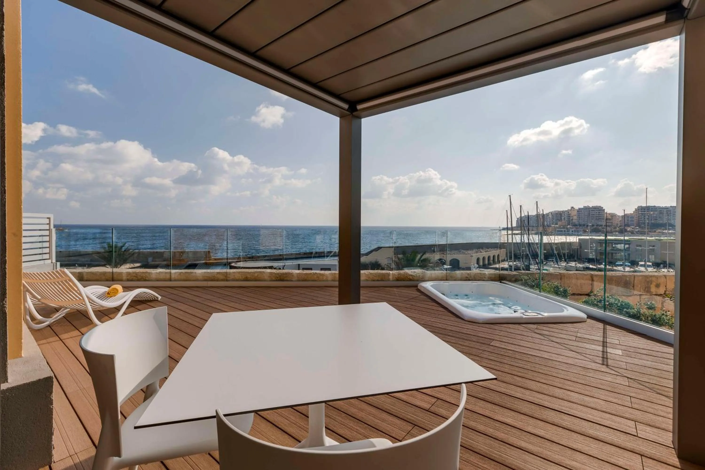 View (from property/room) in Hilton Malta