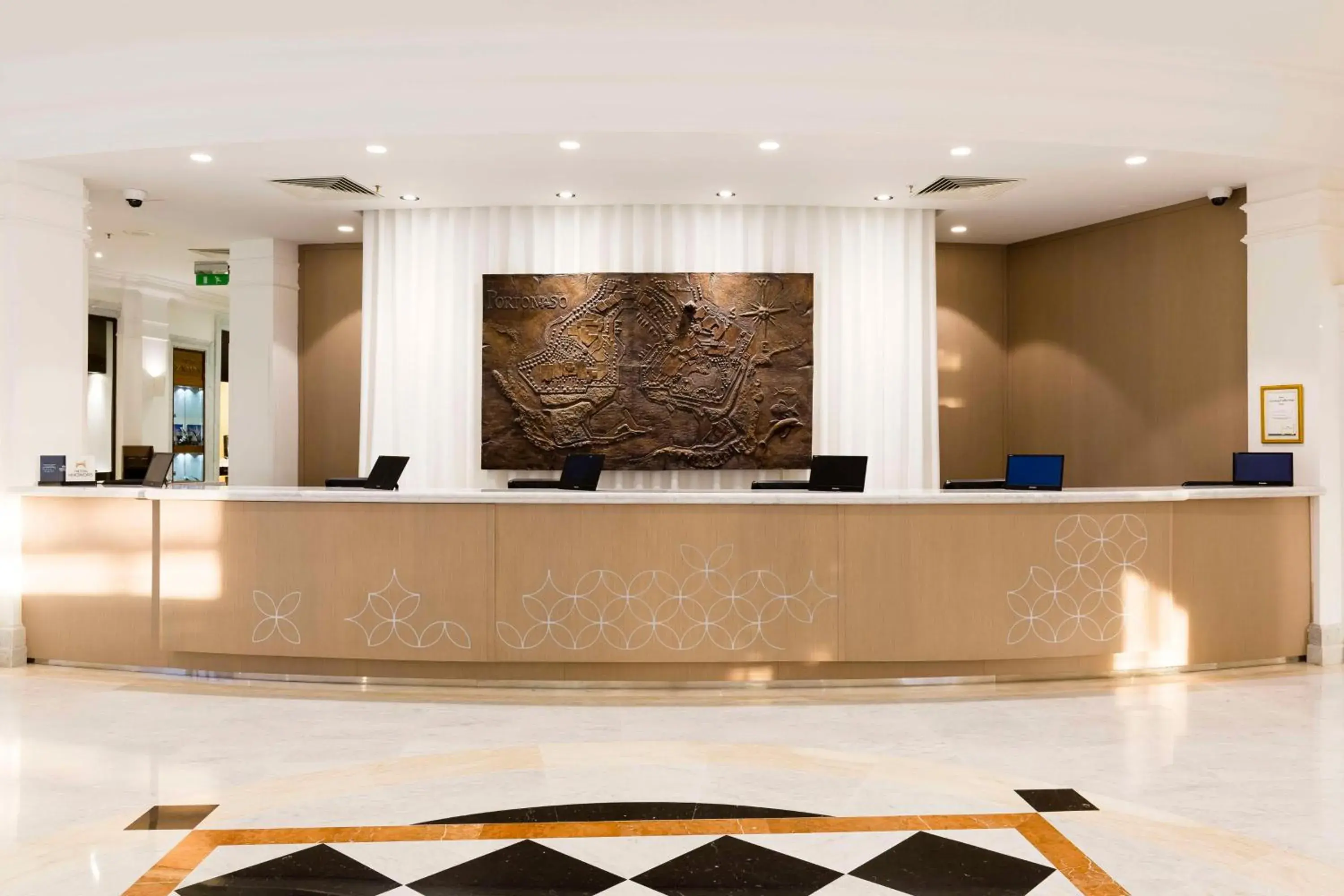 Lobby or reception in Hilton Malta Lobby or reception in Hilton Malta