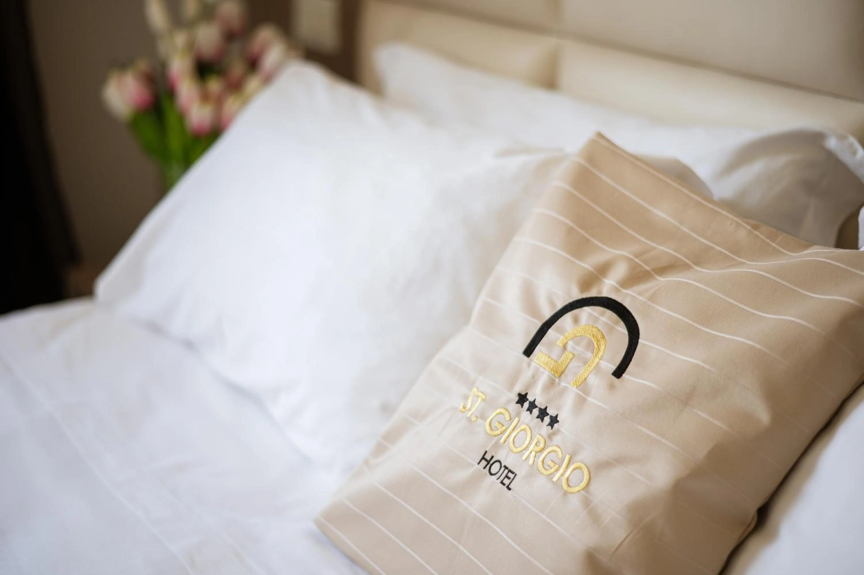 Bed in Hotel St. Giorgio