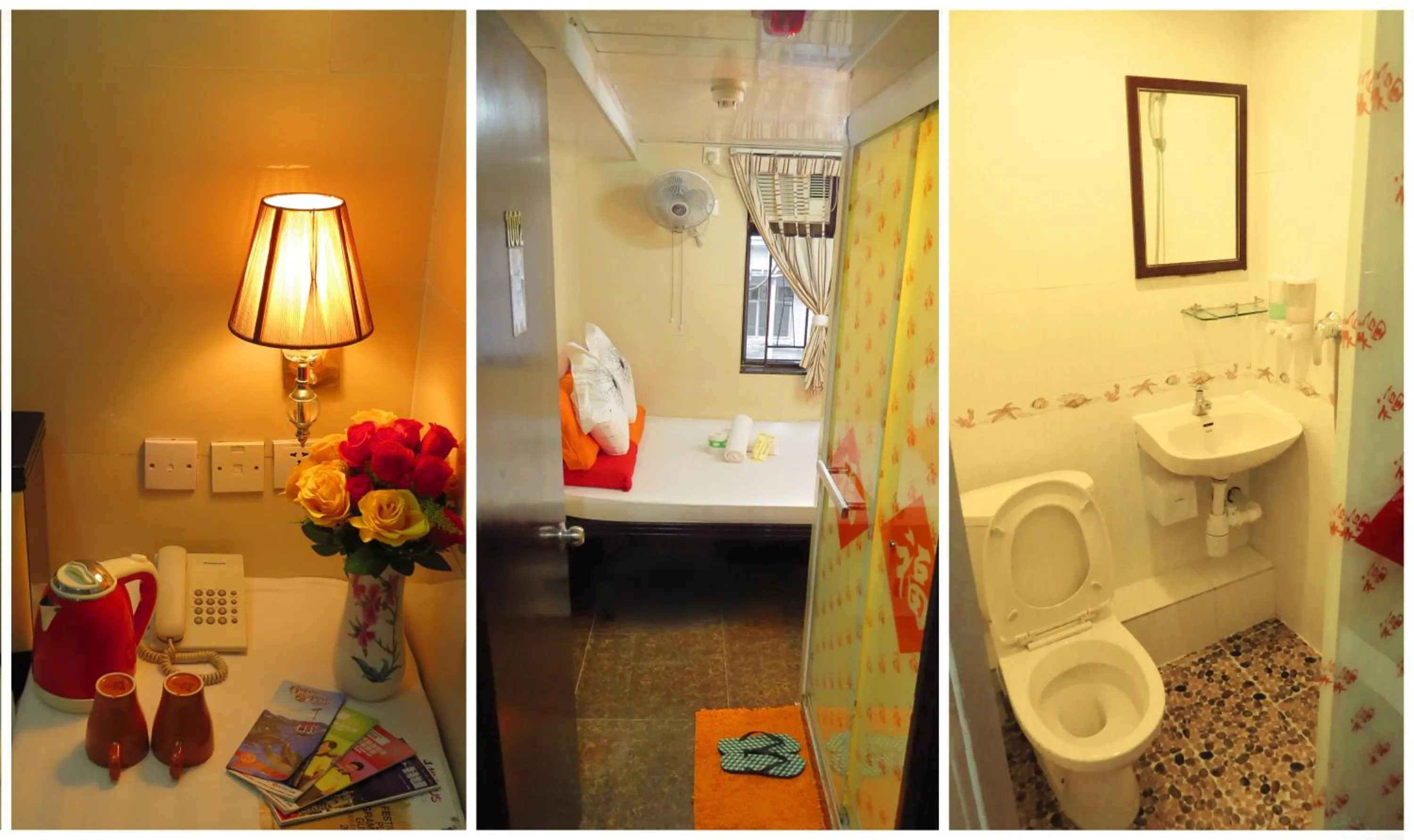 Toilet in City HK Guest House 24 HOUR RECEPTION Block D & E 10TH FLOOR