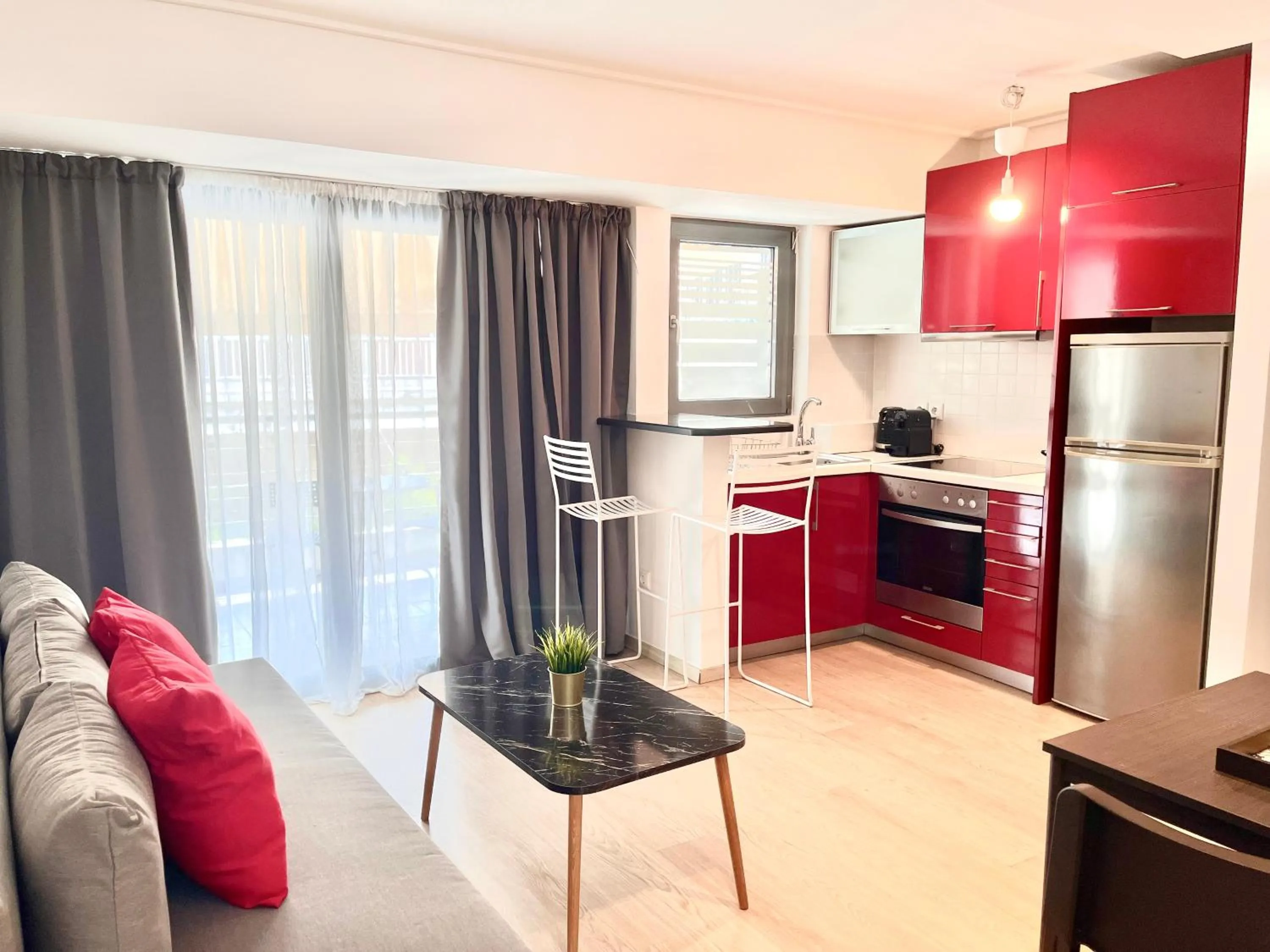 Kitchen or kitchenette in Elvita Apartments